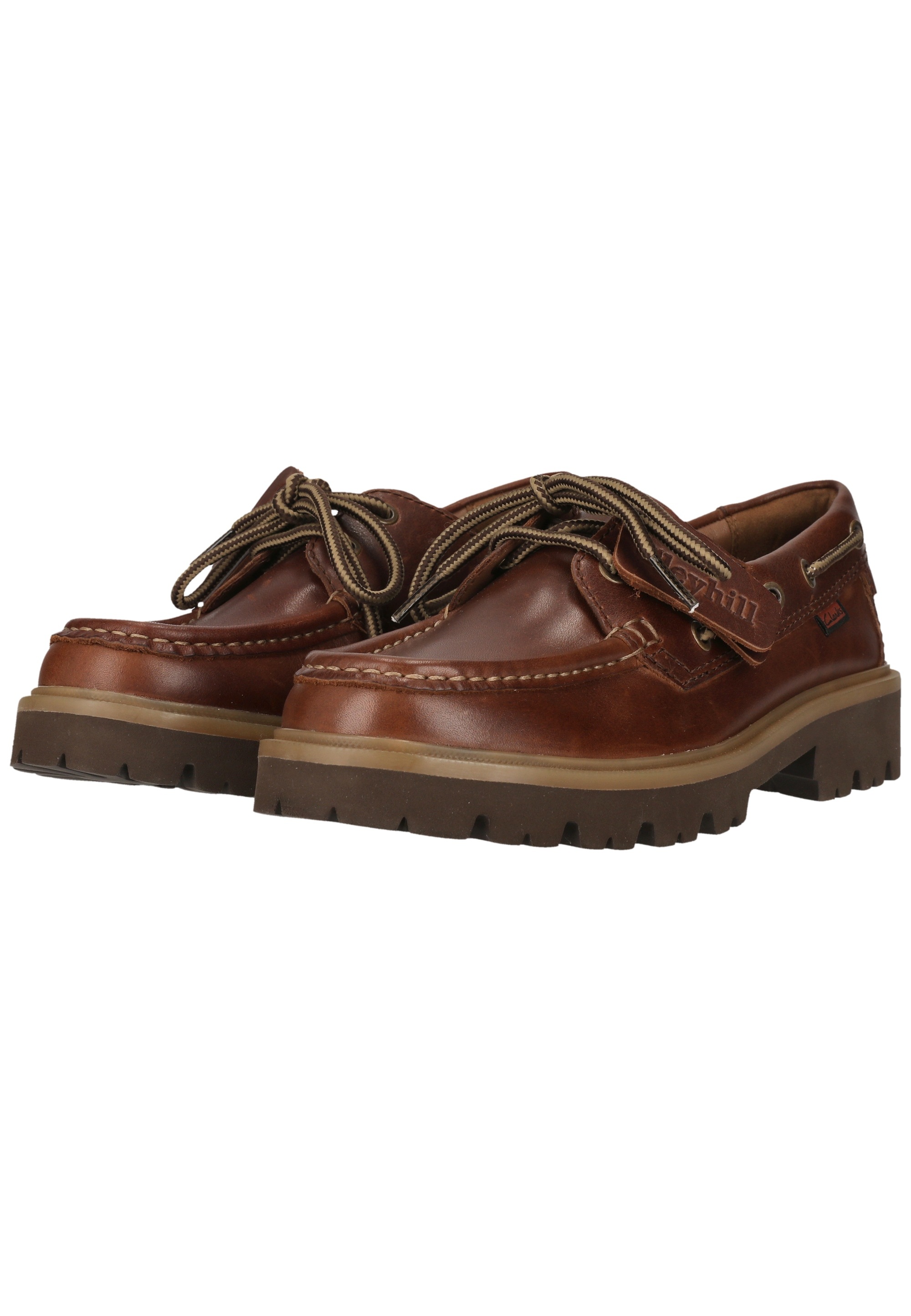 Clarks Schnürschuh »Cleyhill Boat«  mit XTRALITE-Sohle