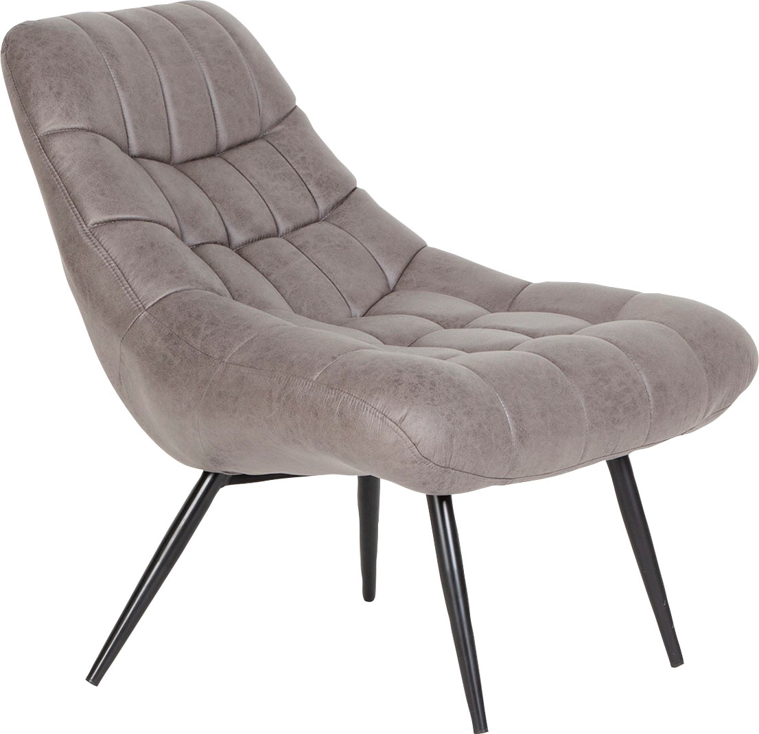 SalesFever Relaxsessel, XXL-Sitzfläche mit üppiger Steppung