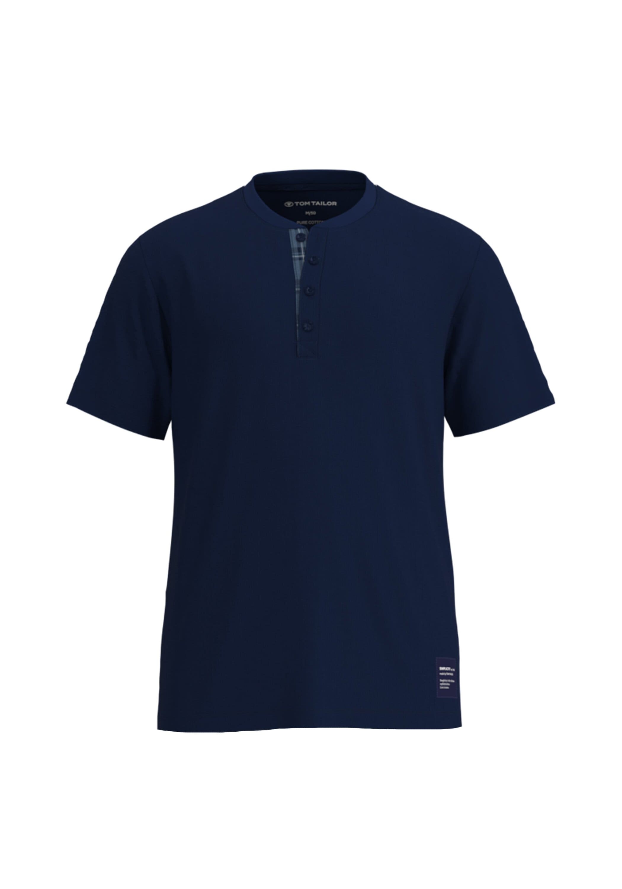 TOM TAILOR Schlafanzug »Pyjama Shorty 4-Knopfverschluss«