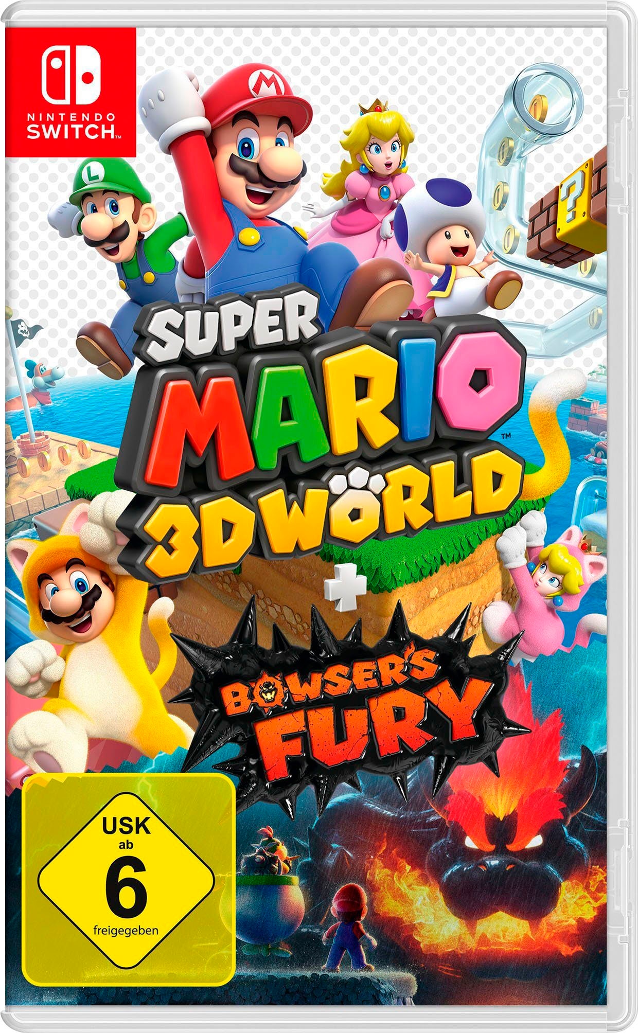 Nintendo Switch Konsolen-Set »Lite«, inkl. Mario 3D World + Bowser's Fury