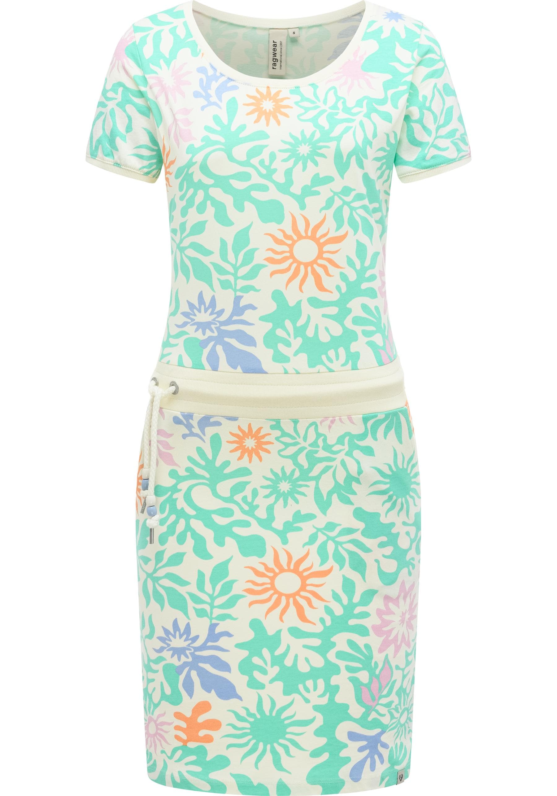 Ragwear Sommerkleid »Baomi Summer YOUMODO« Außentaschen | Eingrifftaschen Damen Minikleid in sommerlichem Print