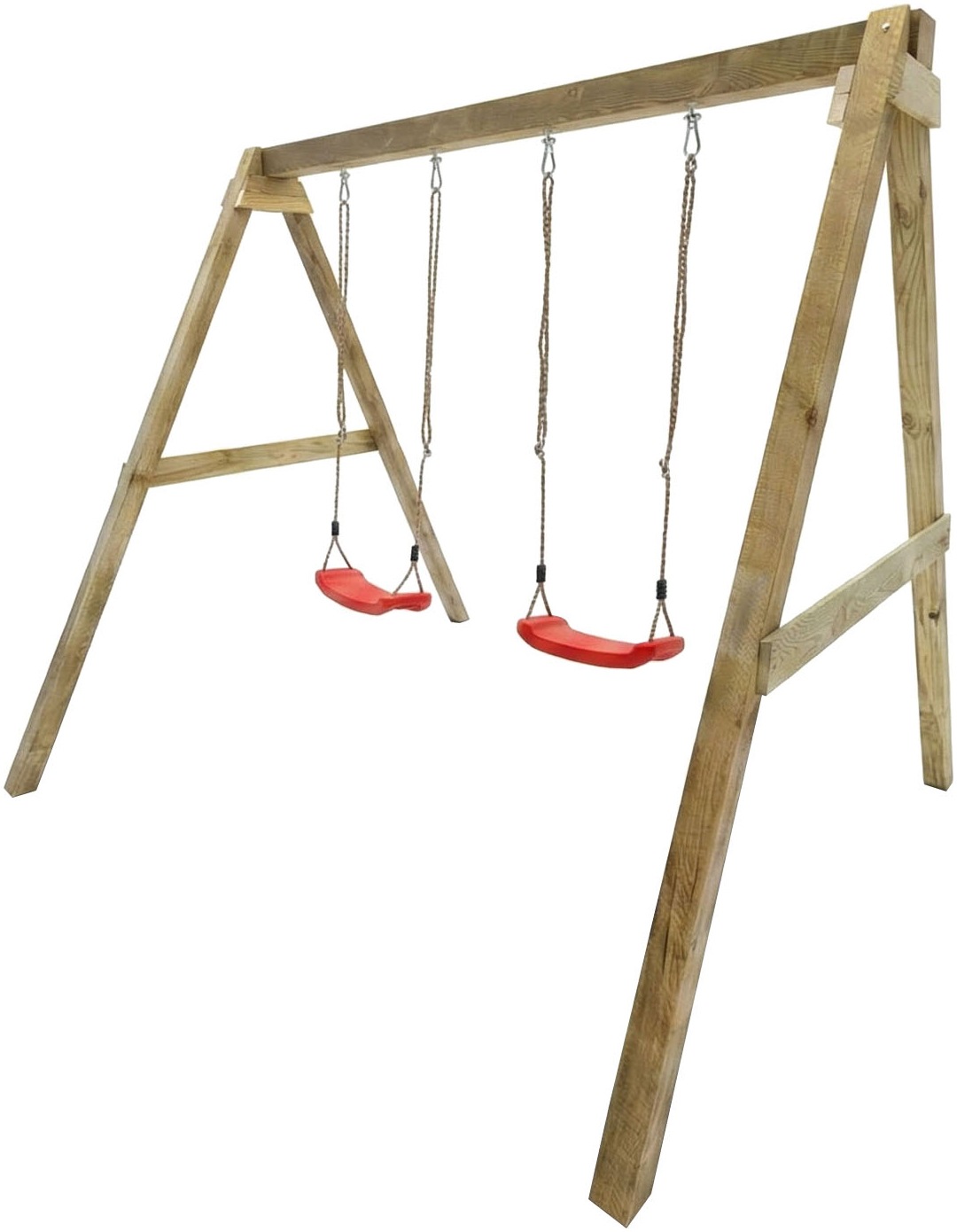 FUNGOO Doppelschaukel »MaxPlay - Swing« mit Sitzen und Bodenankern