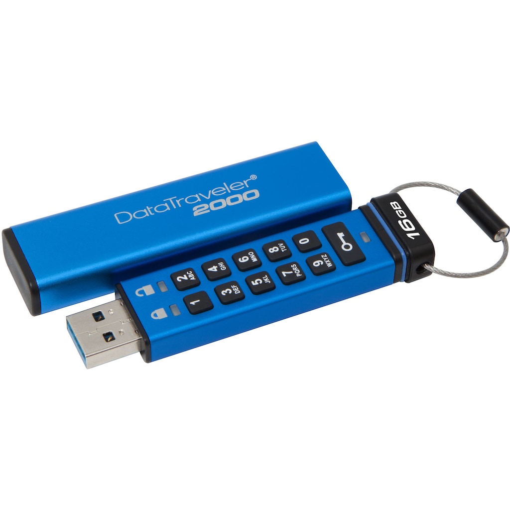 Kingston USB-Stick »DataTraveler 2000 16 GB«, (USB 3.2 Lesegeschwindigkeit 120 MB/s)