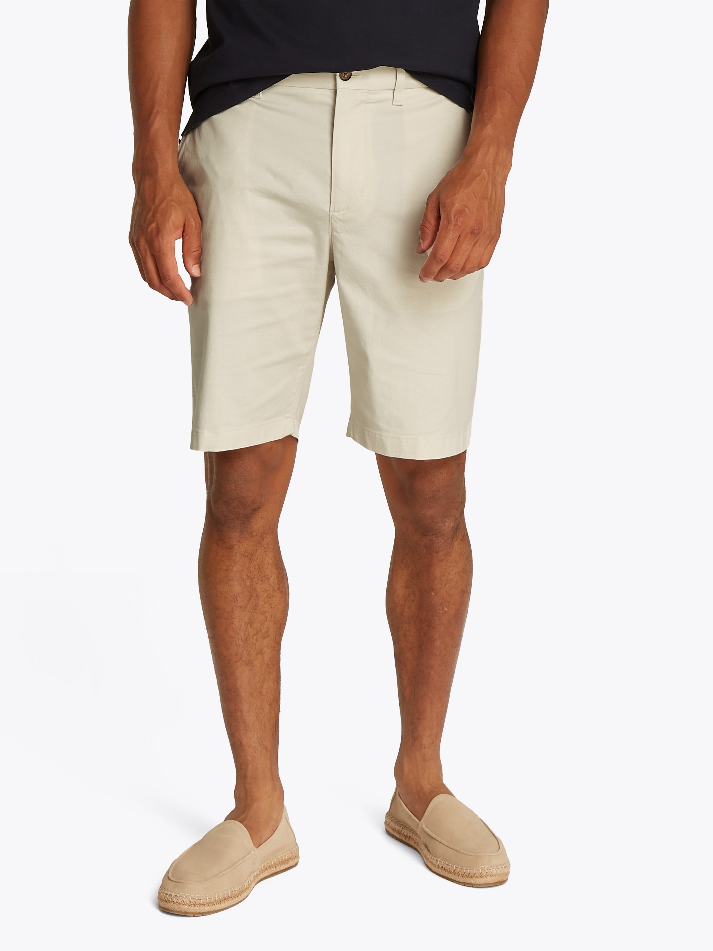 Tommy Hilfiger Shorts »HARLEM PRINTED STRUCTURE SHORT«, Mit Gürtelschlaufen