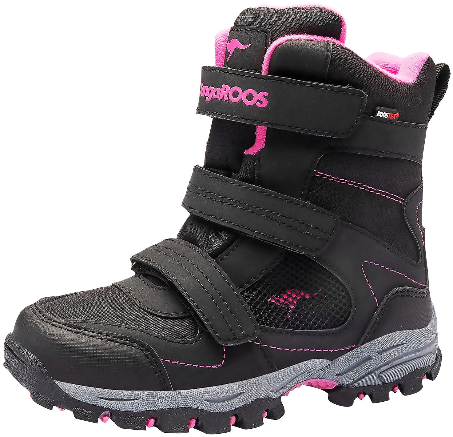 KangaROOS Winterstiefel "K-Robi RTX", wasserdicht mit Klettverschluss