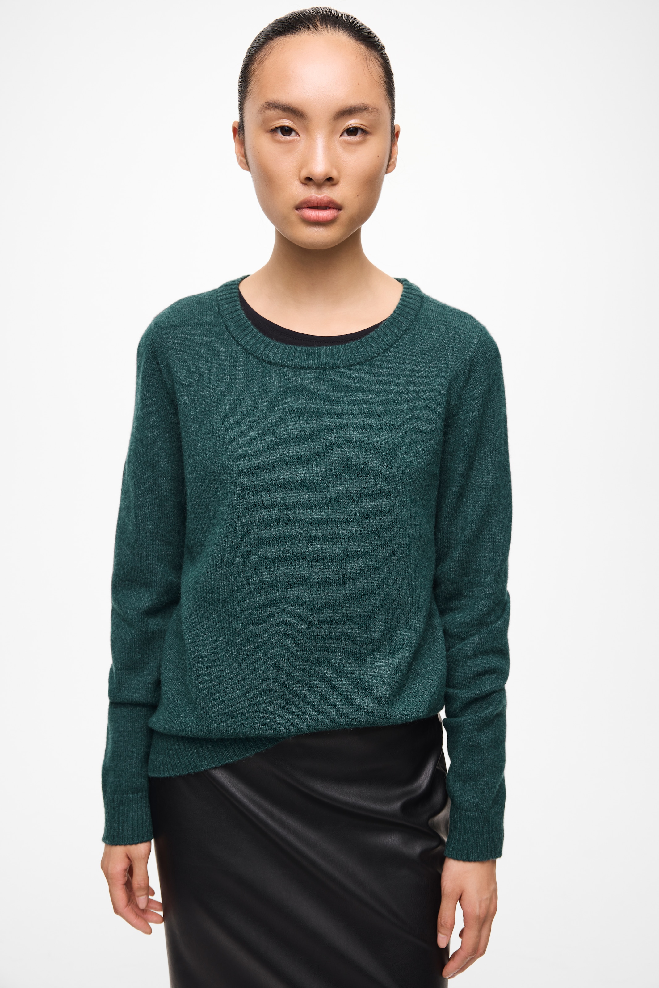 Vila Pull Ril Ponderosa Pine / Detail Dark Melange XL Femme 4