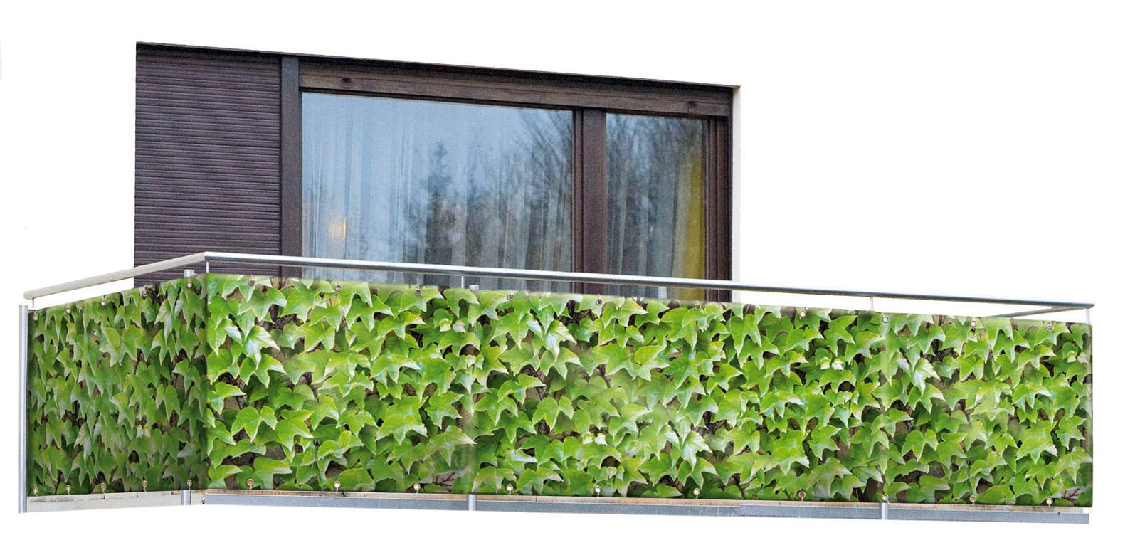 Balkonsichtschutz »Wilder Wein«, LxH: 500x85 cm, für Balkon und Terrasse
