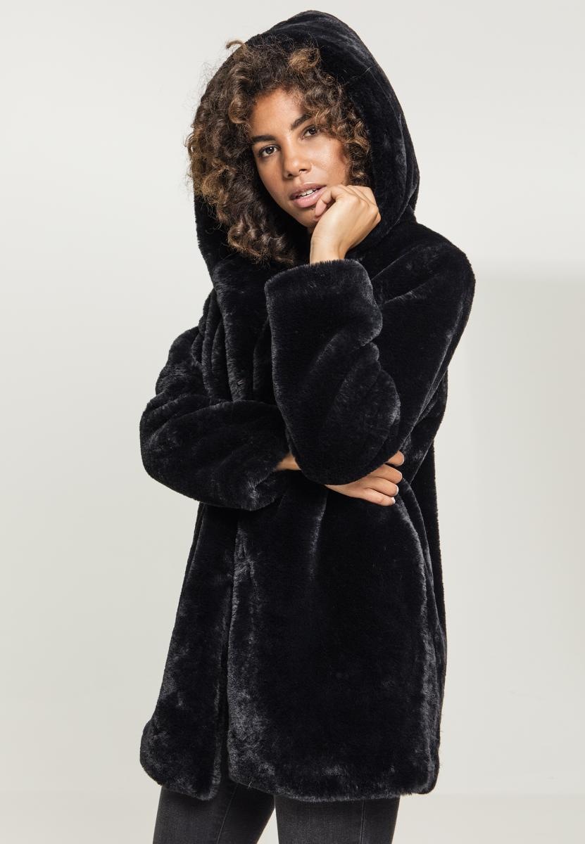 URBAN CLASSICS Parka »Frauen Ladies Hooded Teddy Coat«, (1 St.), mit Kapuze  für bestellen | BAUR