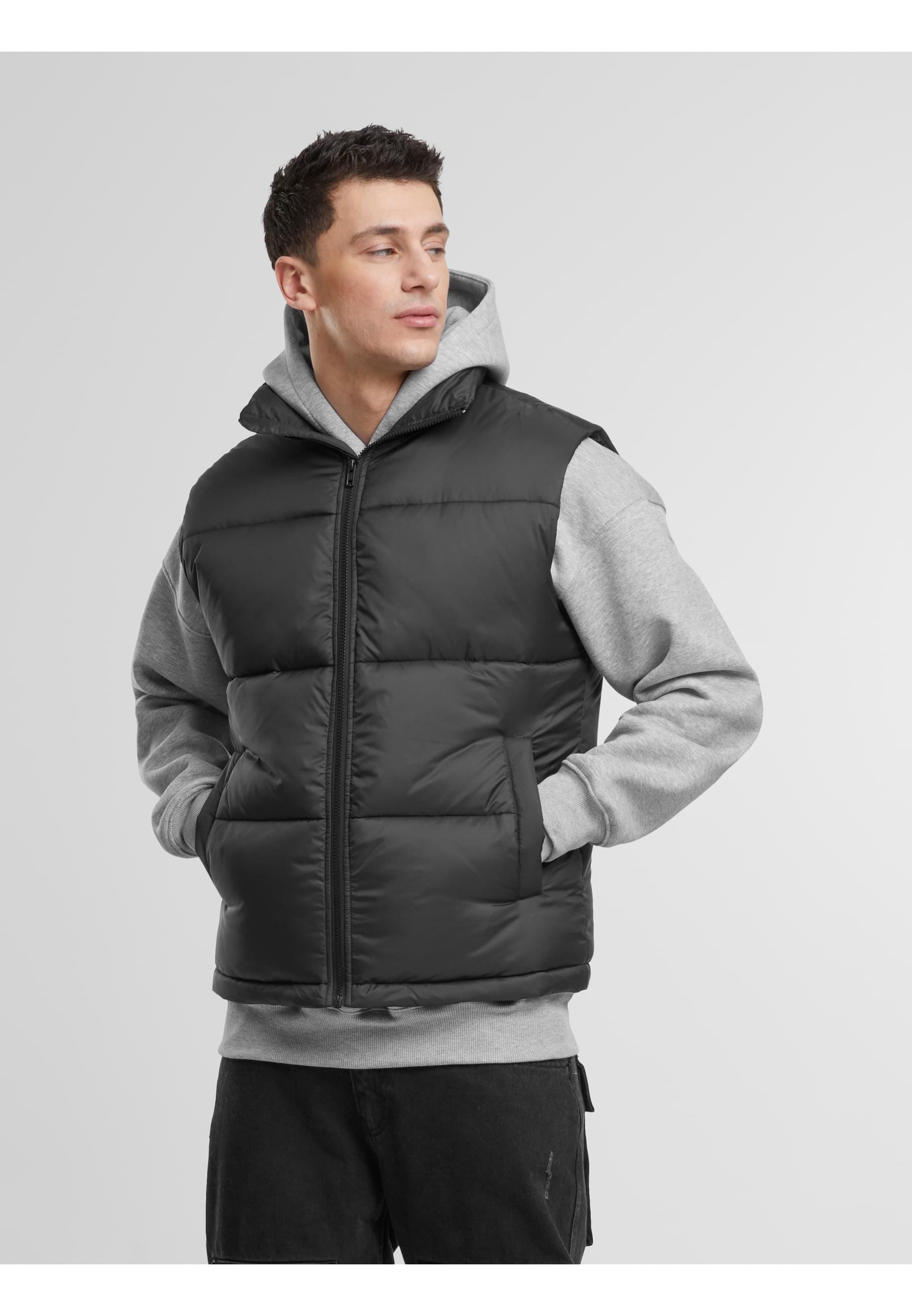 URBAN CLASSICS Steppweste »Urban Classics Basic Puffer Vest«, (1 tlg.)