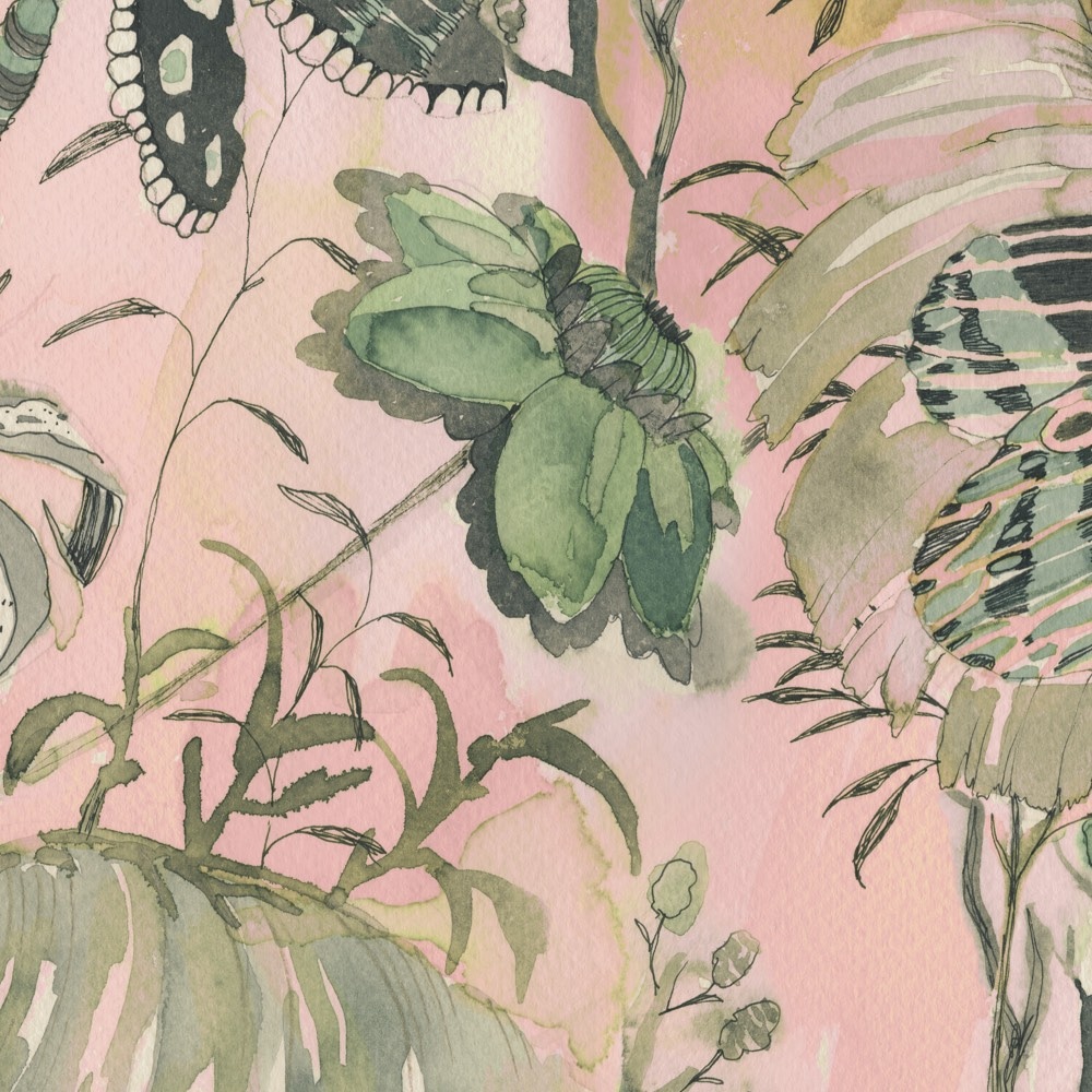 Komar Fototapete »Vlies Fototapete - Flower Chain - Größe 200 x 250 cm« Motiv | bedruckt glatt