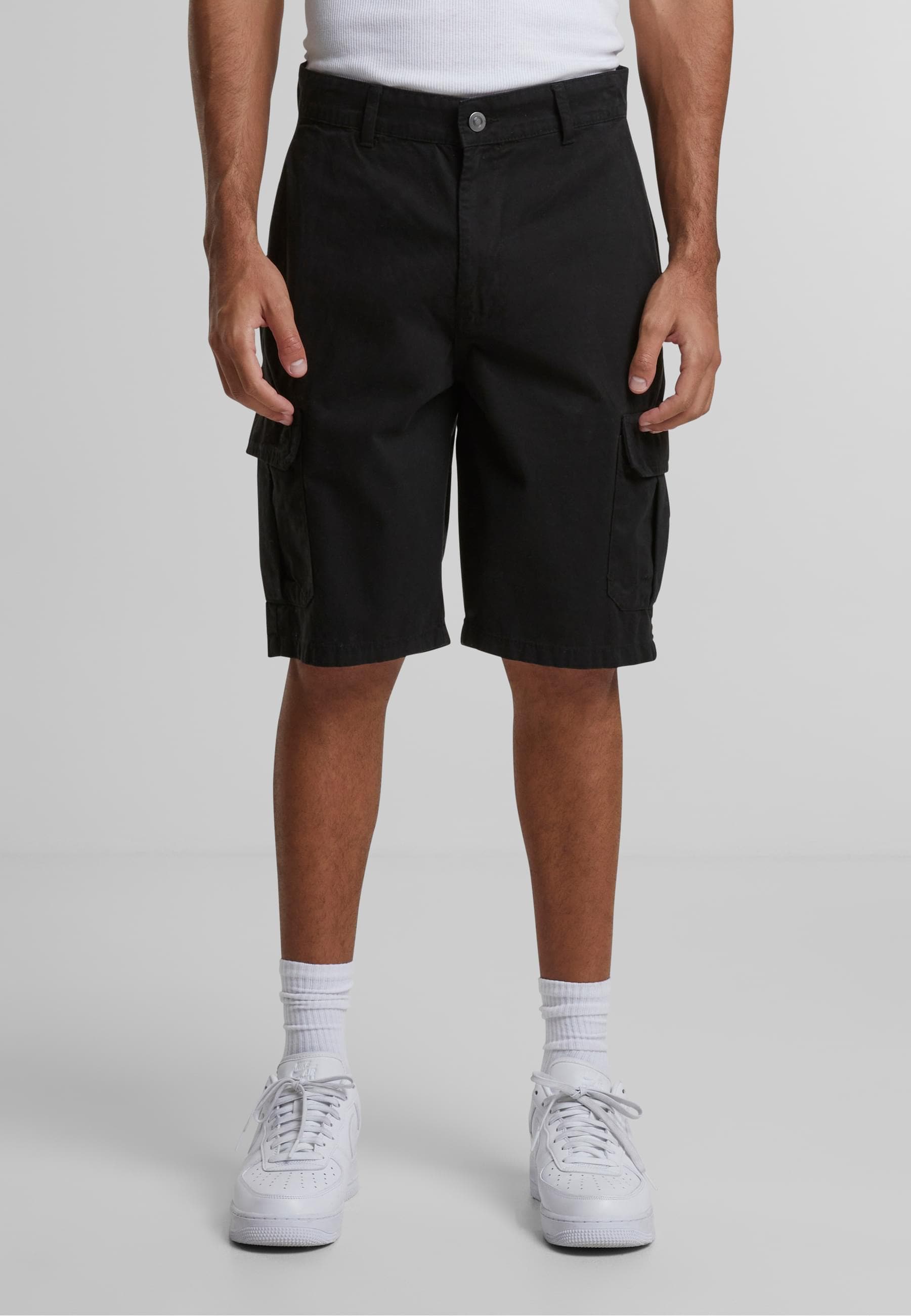 URBAN CLASSICS Stoffhose »Urban Classics Herren Big Cargo Bermuda«, (1 tlg.)