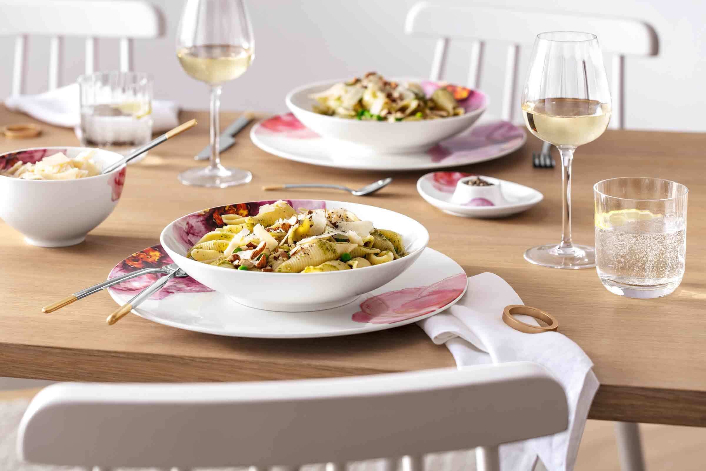 Villeroy & Boch Geschirr-Set »Tafelset Rose Garden 4er Set bunt«