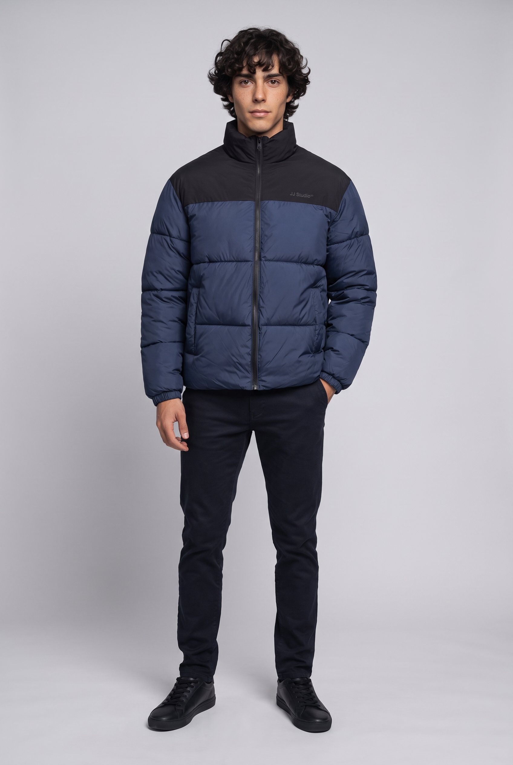 Jack & Jones Steppjacke »JJRAZE COLLAR STAND PUFFER« Kunstfaser, regular fit