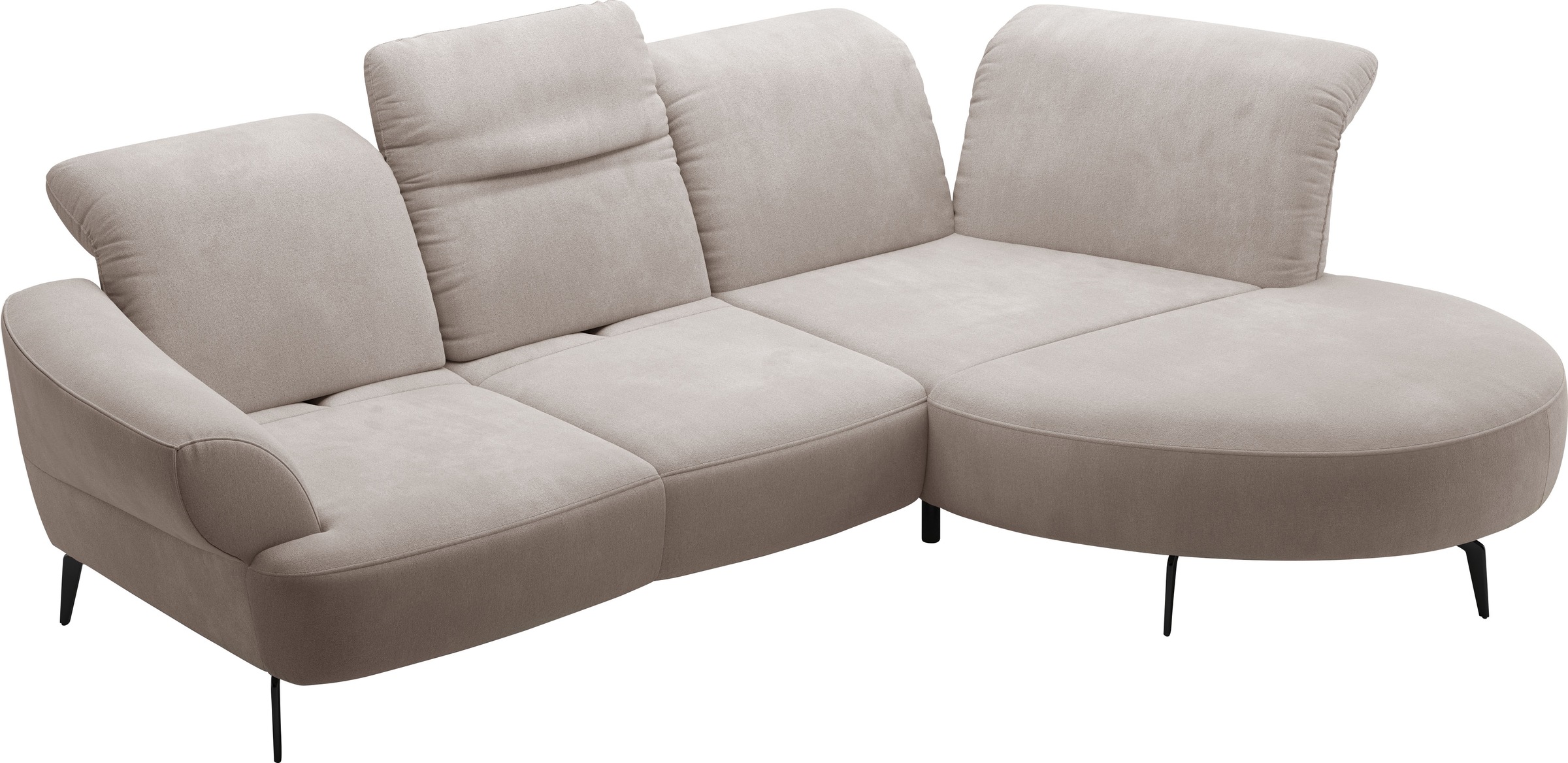 sit&more Ecksofa »Dance«, inkl.System Click&Seat und Sitztiefenverstellung