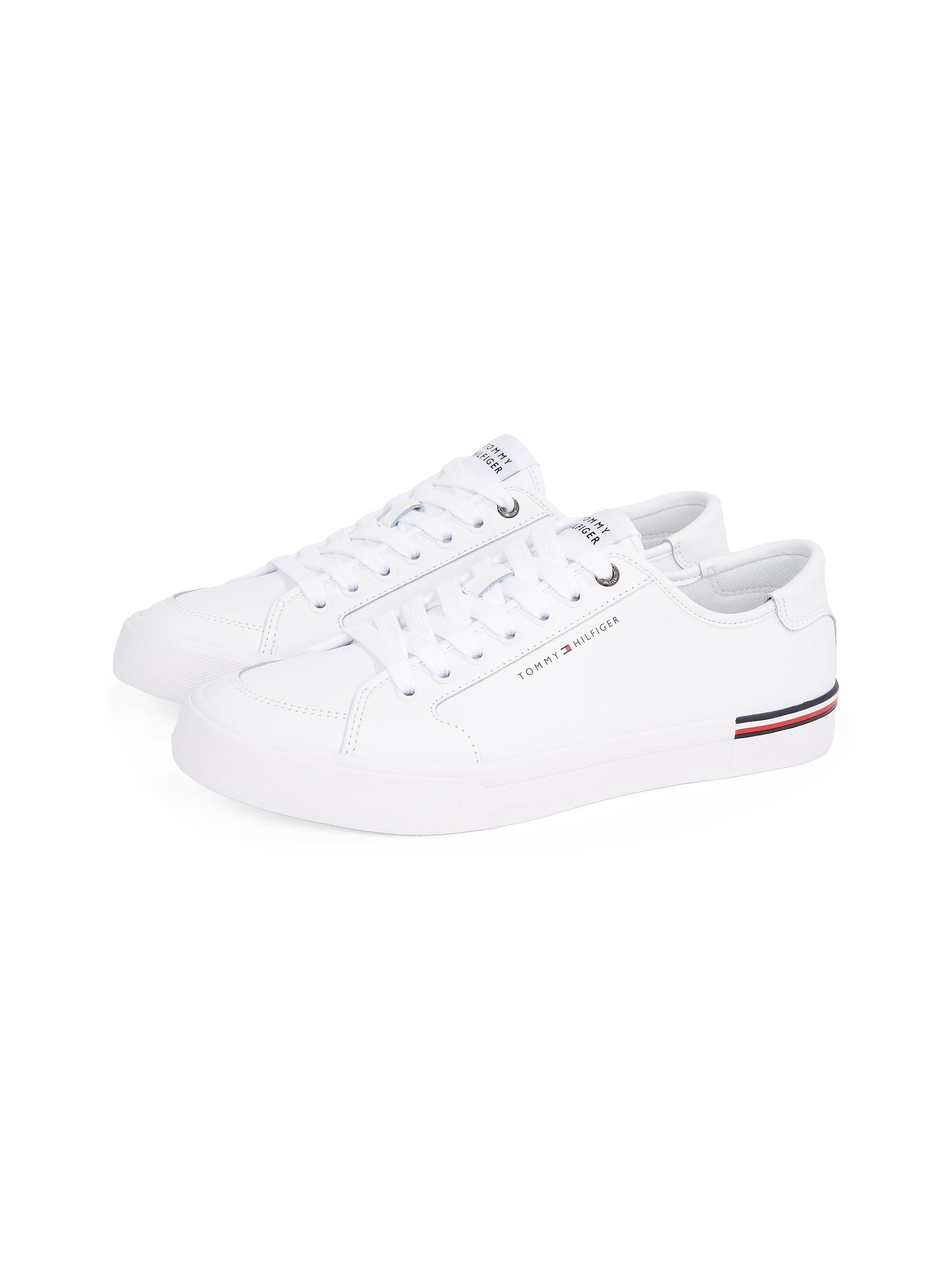 Tommy Hilfiger Sneaker "CORE CORPORATE VULC LEATHER", Freizeitschuh, Halbsc günstig online kaufen