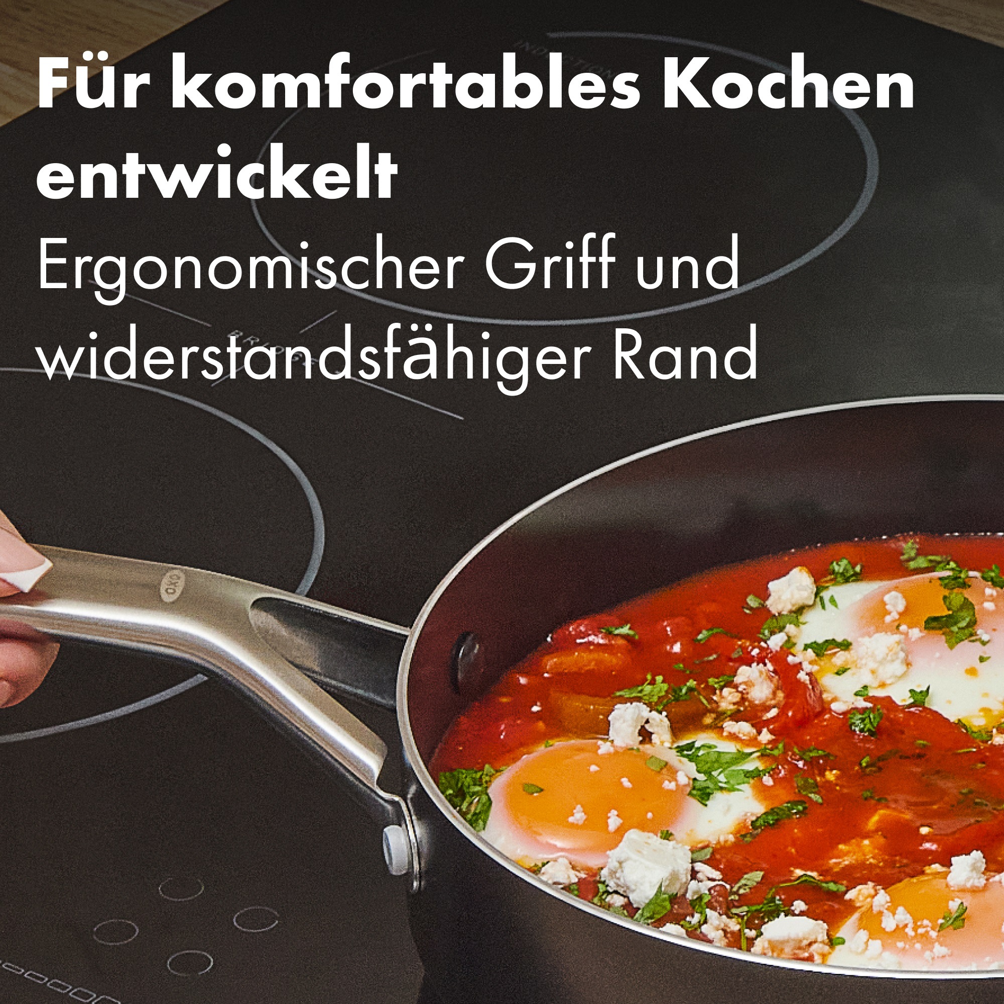 OXO Good Grips Topf-Set »Antihaft-Agility Series, 10-teiliges Set« Set, 10 tlg. Aluminium