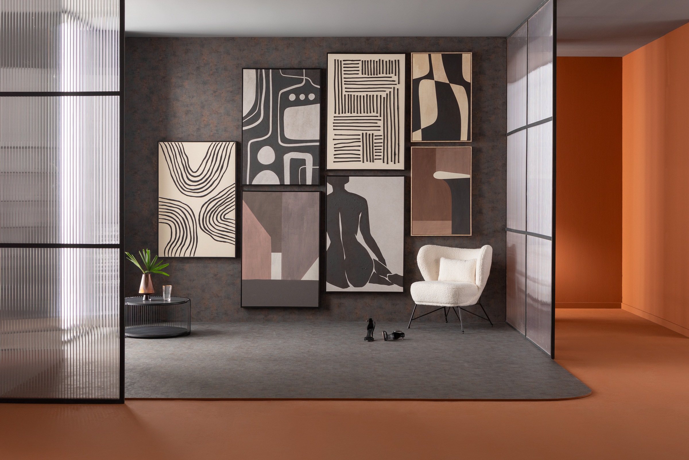 Kare Design Leinwandbild "Leinwandbild Classic Shape Blacky" günstig online kaufen