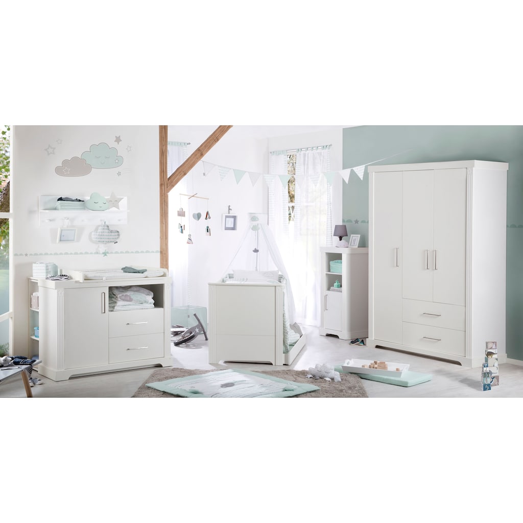 roba® Babyzimmer-Komplettset »Maxi«, (Set, 3 St., Kinderbett, Schrank, Wickelkommode)