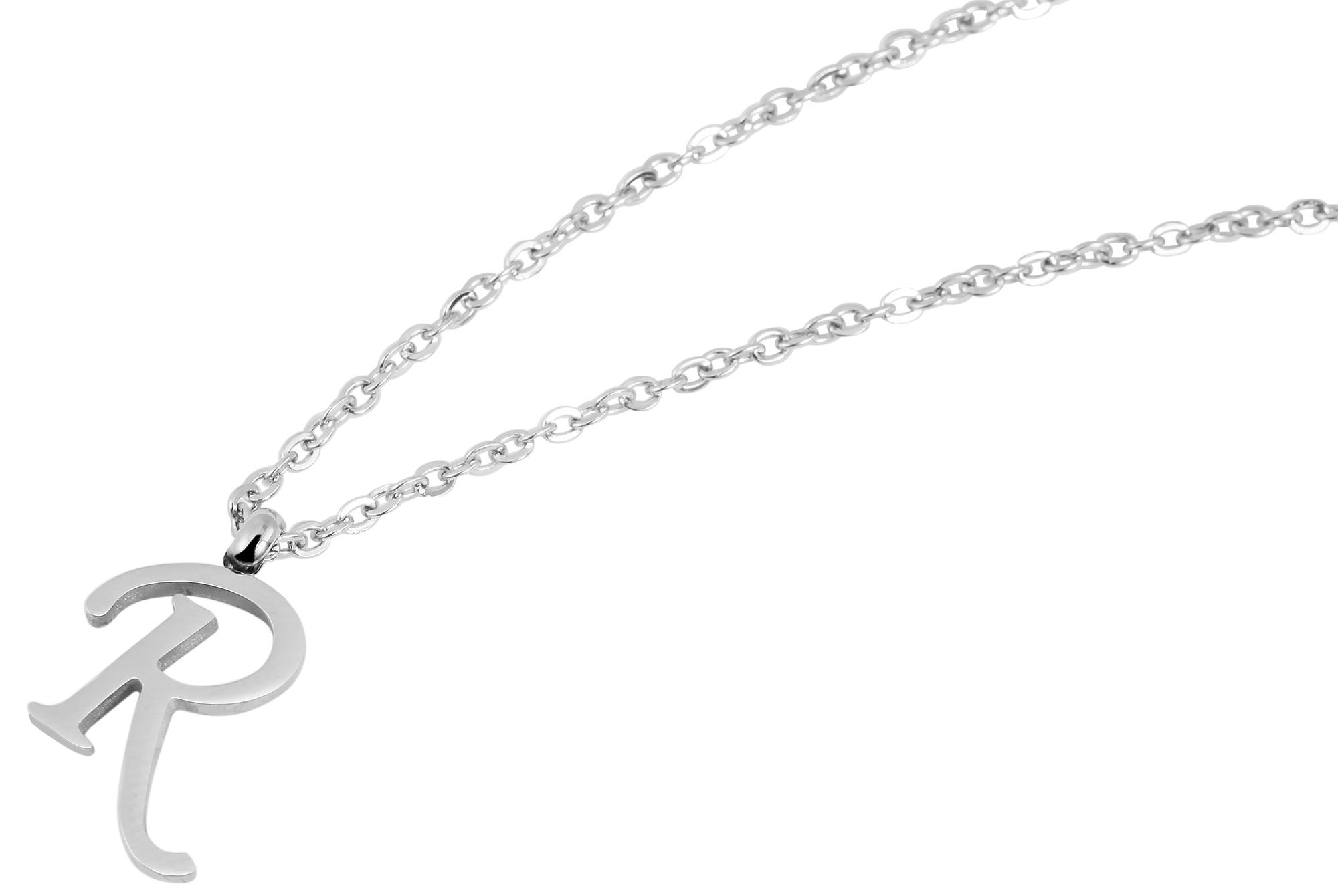 Adelia´s Kette ohne Anhänger »Halskette mit Anhänger – Buchstabe S aus Edelstahl« Eine schöne Geschenkidee für jeden Anlass
