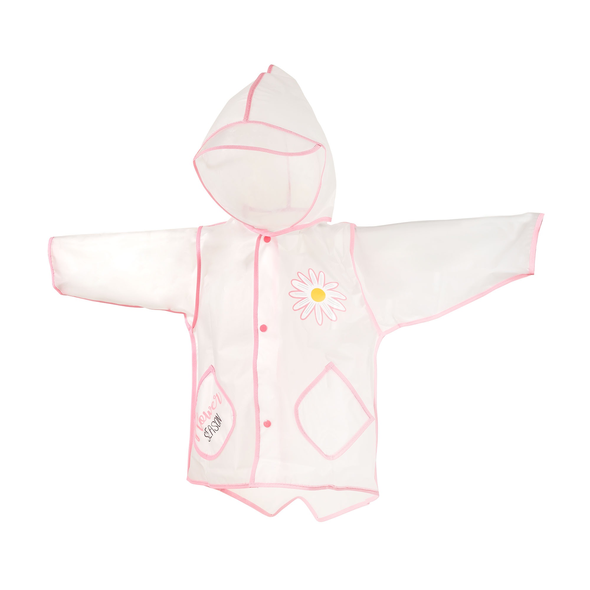 MAXIMO Mädchen Regenjackeweiß, begonia, Gr. 86, Obermaterial: 100% EVA/Kautschuk, Jacken