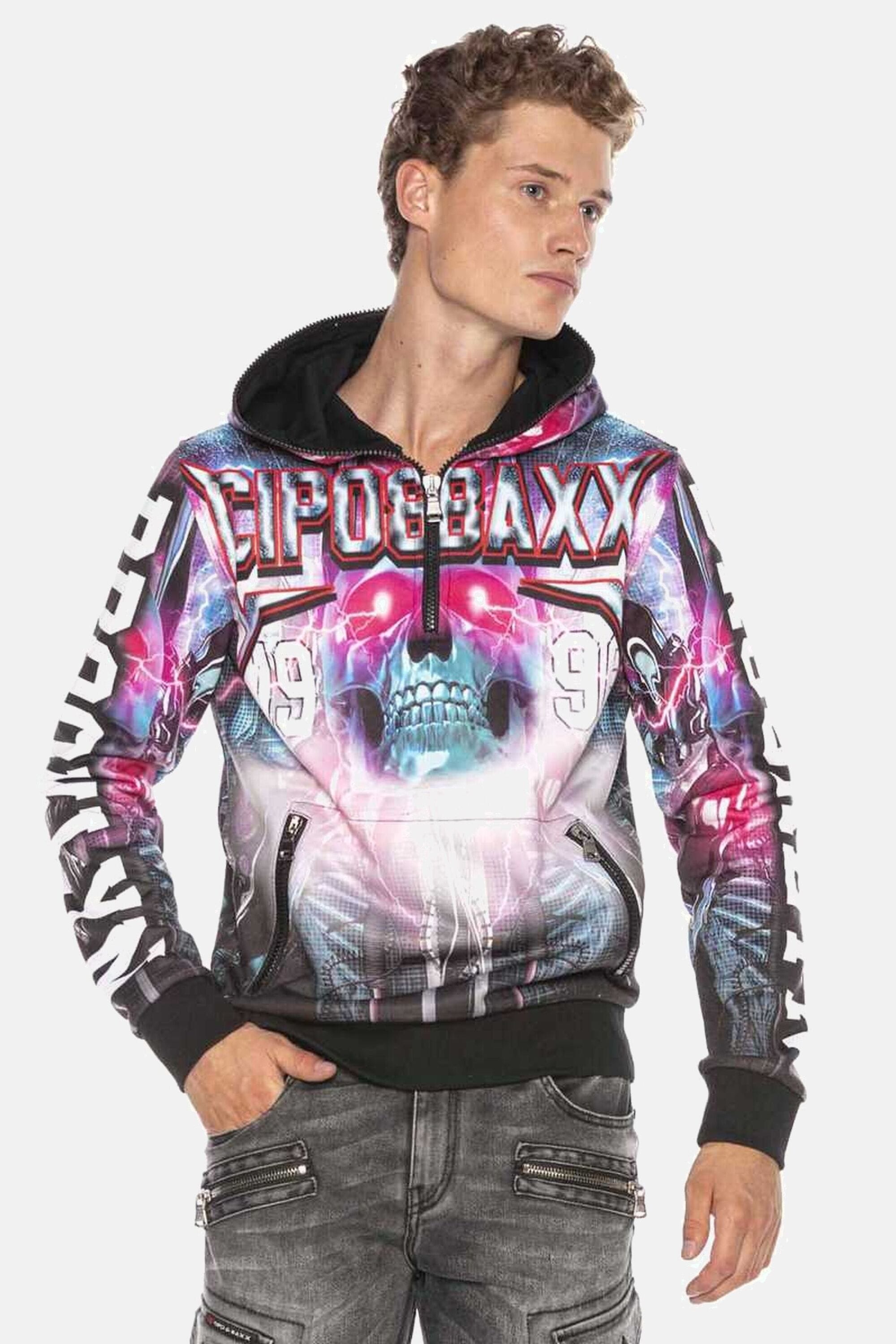 Cipo & Baxx Kapuzensweatshirt "Sweatshirts", (1 tlg.), mit auffälligem Allo günstig online kaufen