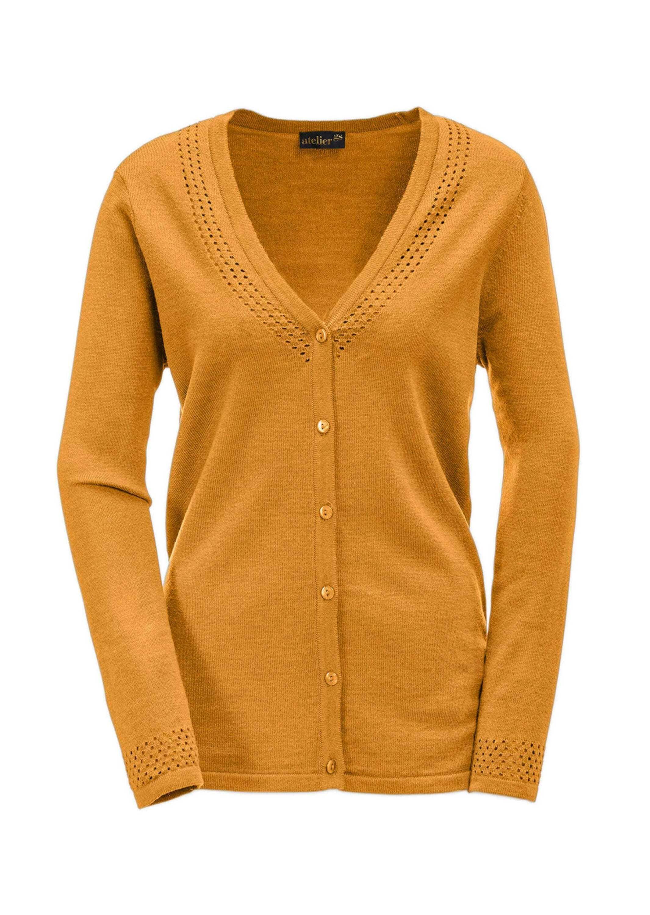 GOLDNER Strickjacke "Ajourstrickjacke" günstig online kaufen