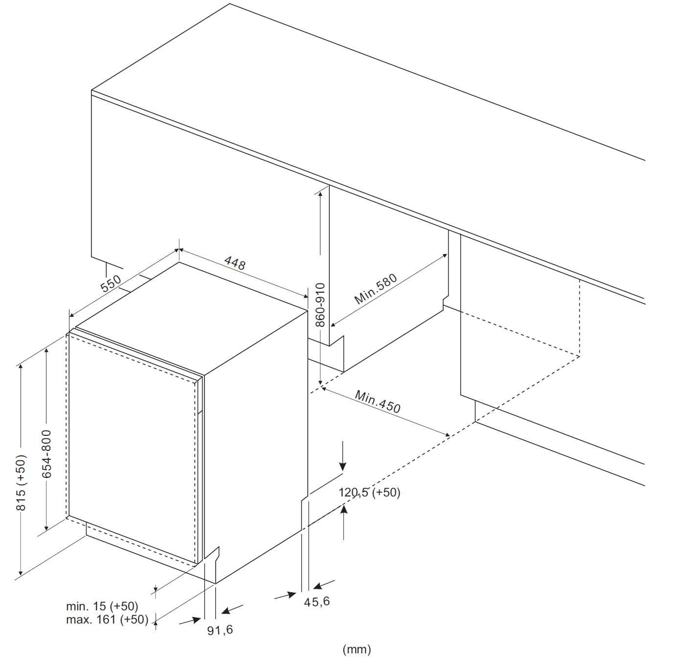 Amica vollintegrierbarer Geschirrspüler »EGSPV 584 900«, 10 Maßgedecke, BLDC-Motor: brushless, wartungsarm