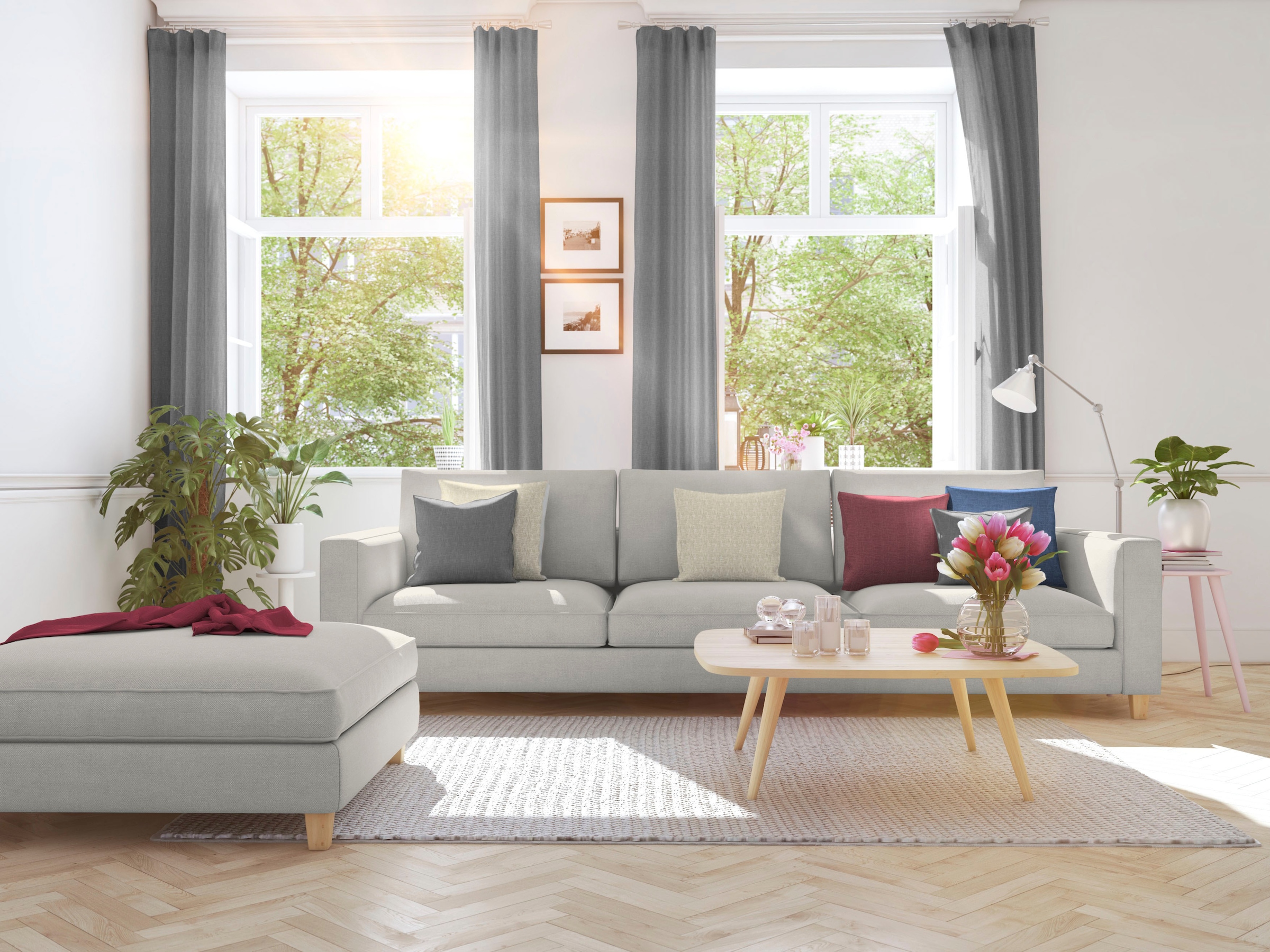 Leonique Vorhang "Ammersee" Multifunktionsband 1 Stk. tlg. Einzelschal mit günstig online kaufen