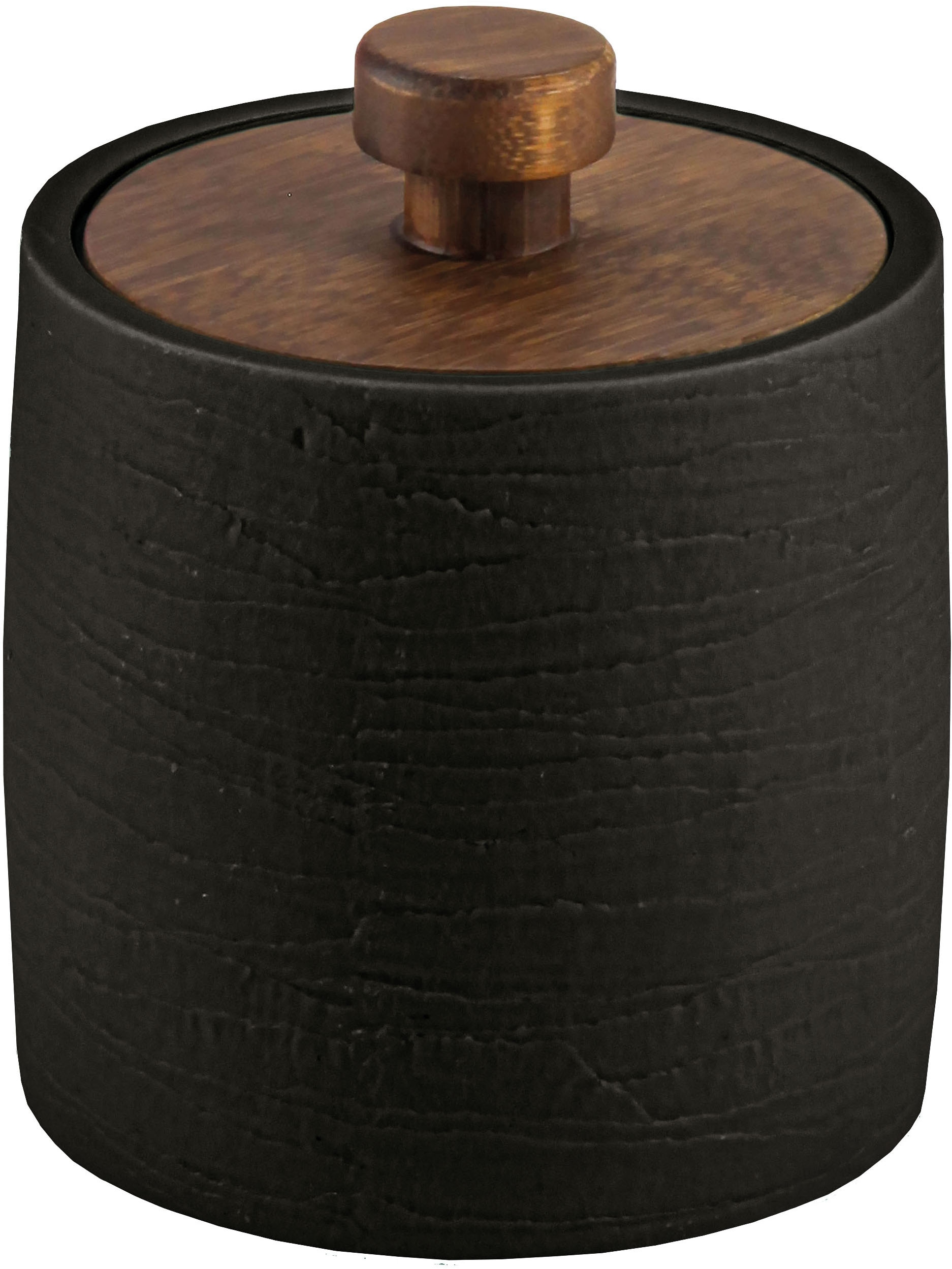 Kleine Wolke Aufbewahrungsdose "Harper" Wattedose mit Holzdeckel günstig online kaufen