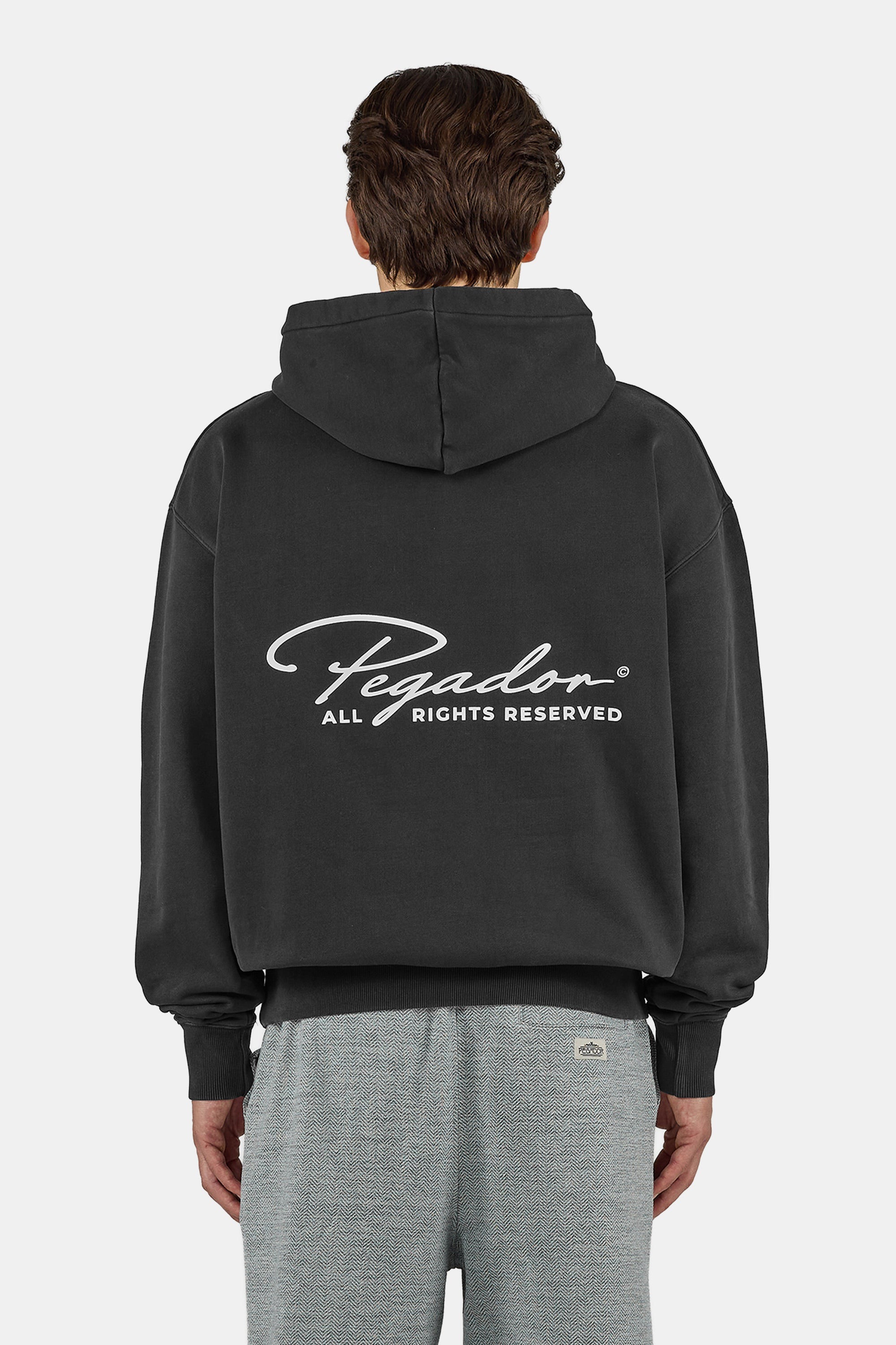 PEGADOR Pike Hoodie Vintage Black XL 2