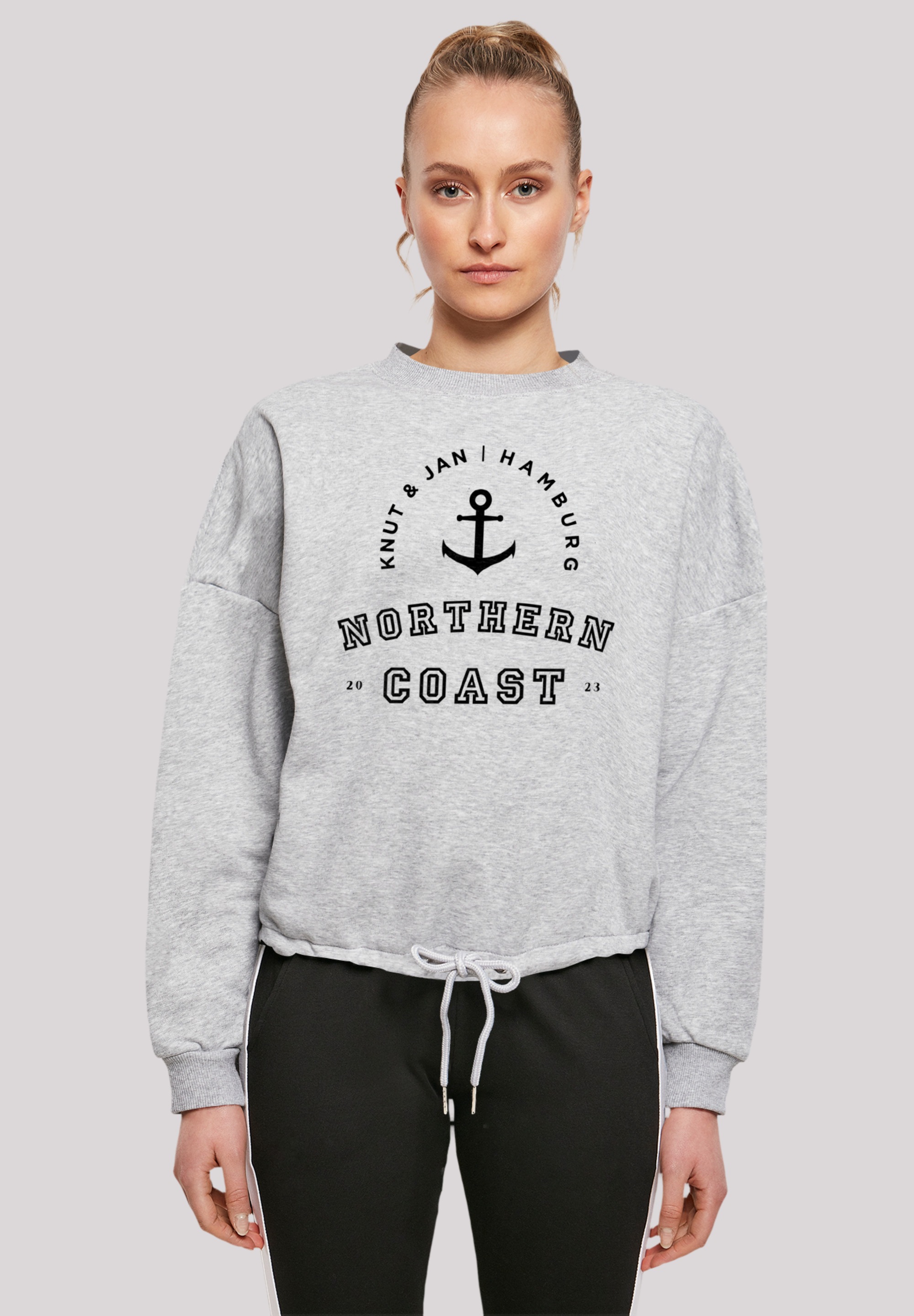 F4NT4STIC Sweatshirt "Northern Coast Knut & Jan Hamburg", Print