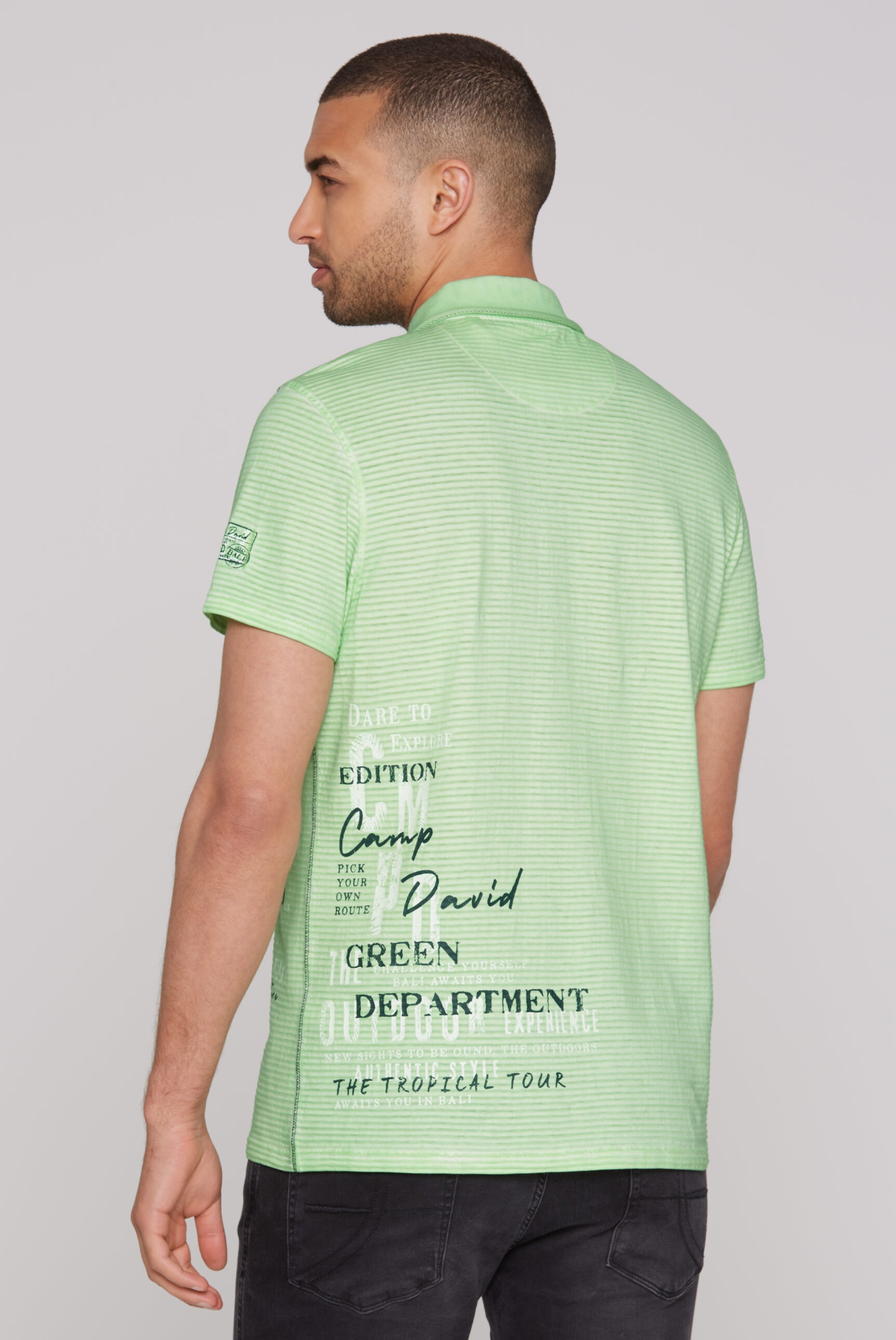 CAMP DAVID Poloshirt, aus Baumwolle