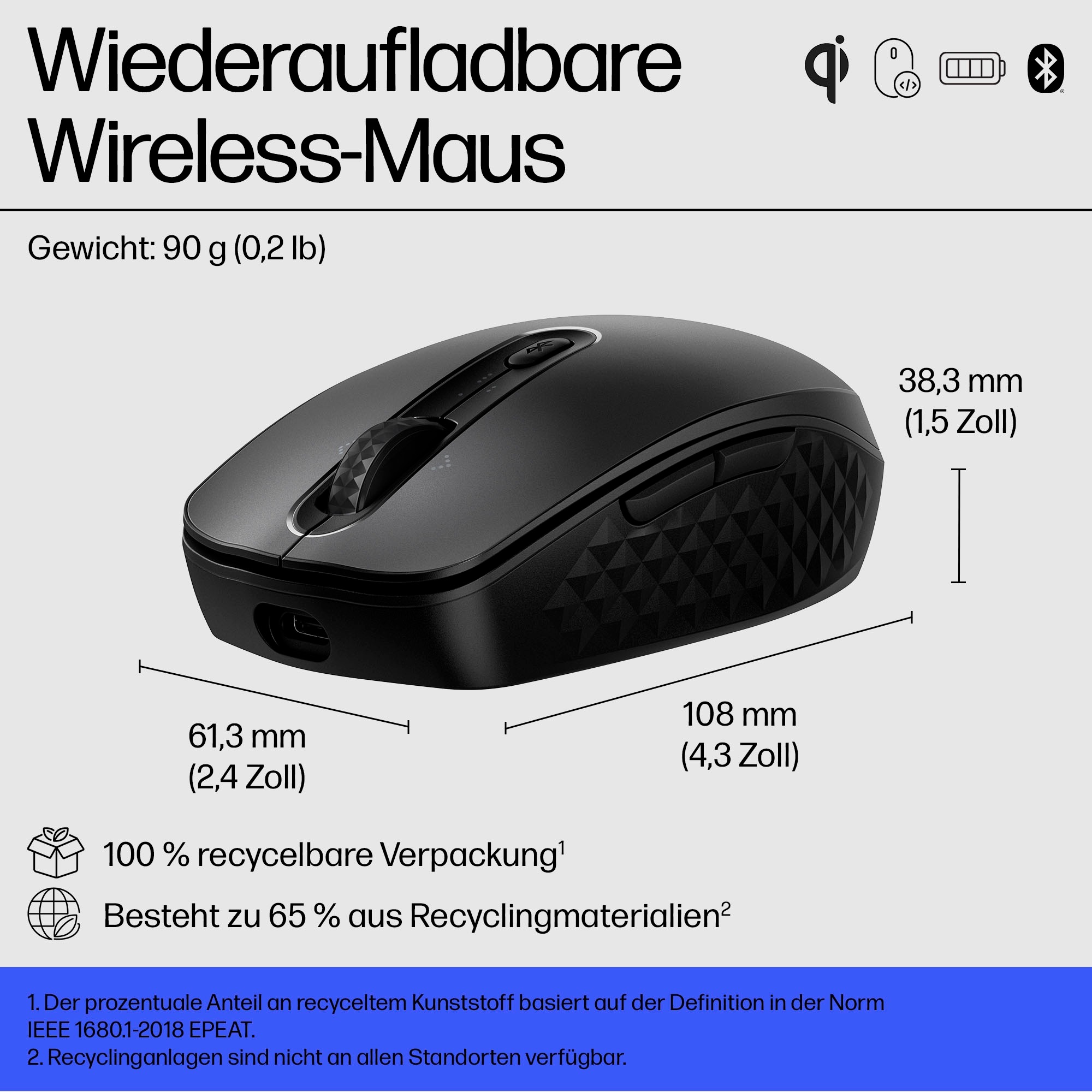 HP Maus »690«, Bluetooth