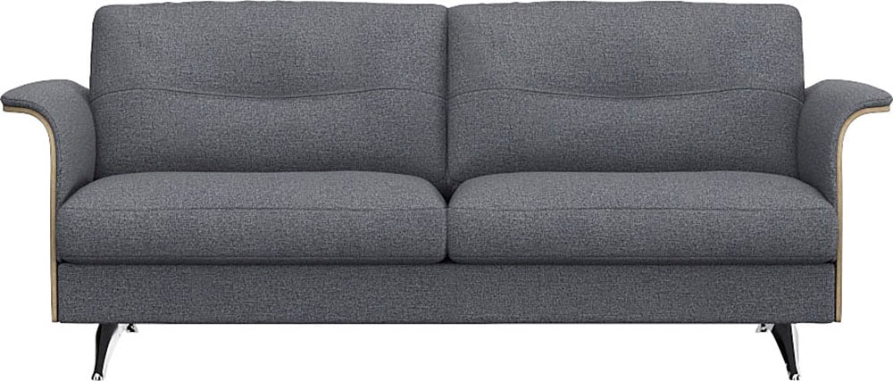 FLEXLUX "Glow Sofa, Couch," Premium-Sitz: Kaltschaum & Federkern, Arml. Wal günstig online kaufen
