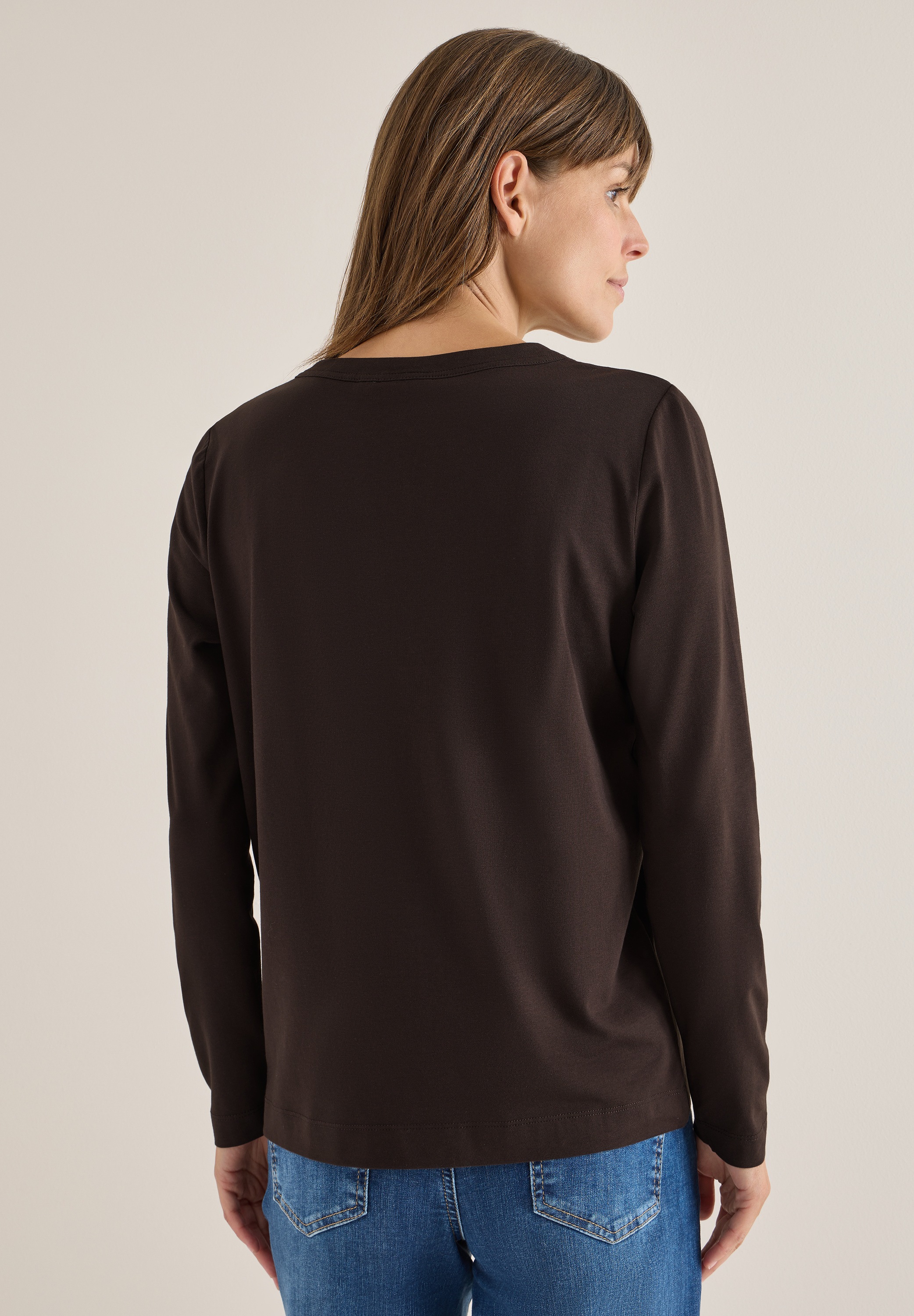 Cecil Langarmshirt, im soften Baumwoll-Mix günstig online kaufen