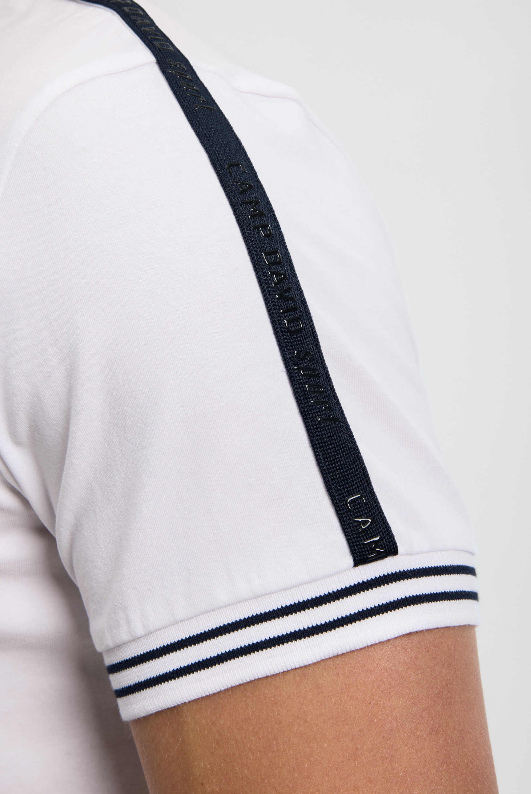 CAMP DAVID Poloshirt mit reflektierenden Details