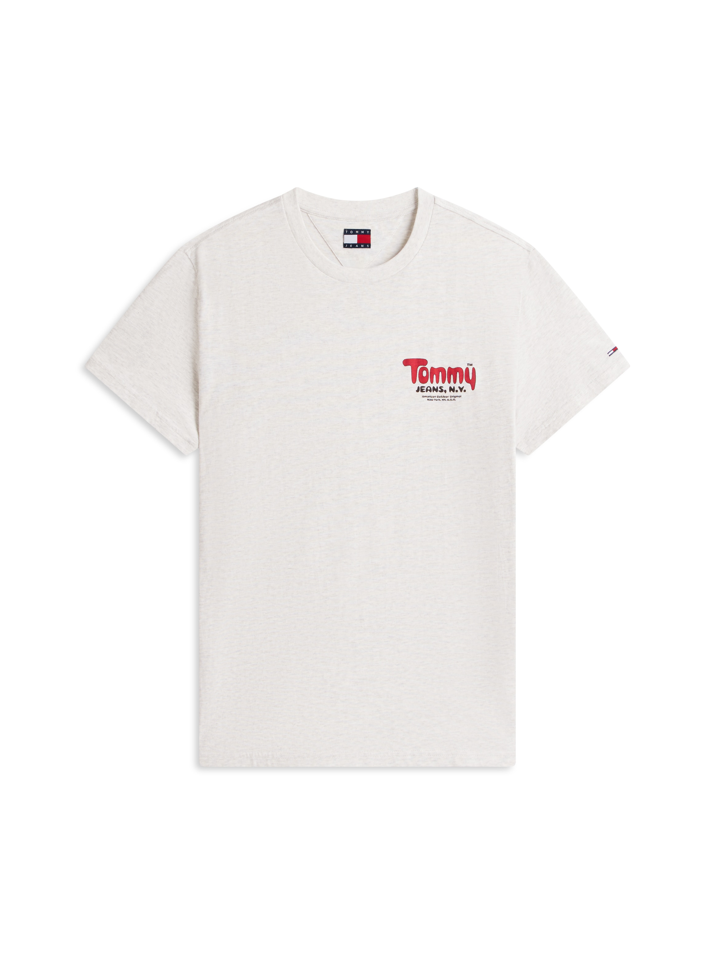 Tommy Jeans T-Shirt »FONT PLAY TEE«, Slim fit mit Rundhalsausschnitt
