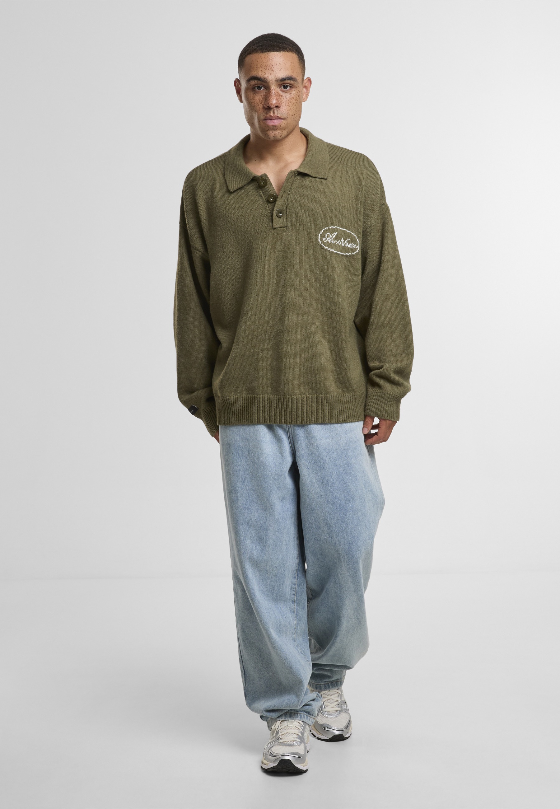 Another Cotton Lab Troyer »Another Cotton Lab Another Three Button Knit Hoodie« 1