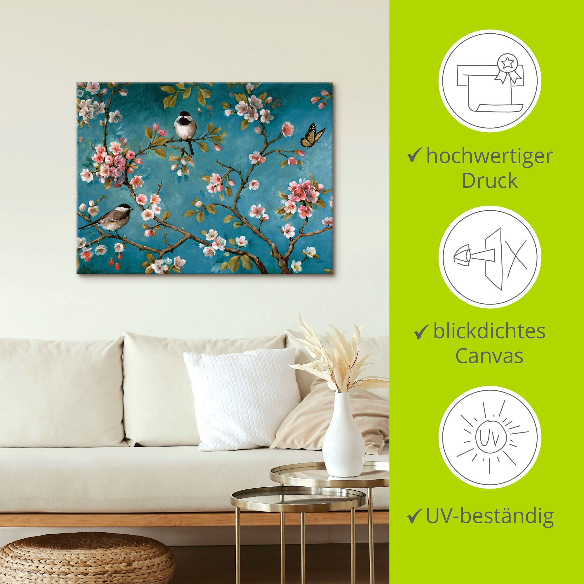 Artland Wandbild »Blüte I«, Blumen, (1 St.), als Leinwandbild, Poster, Wandaufkleber in verschied. Größen