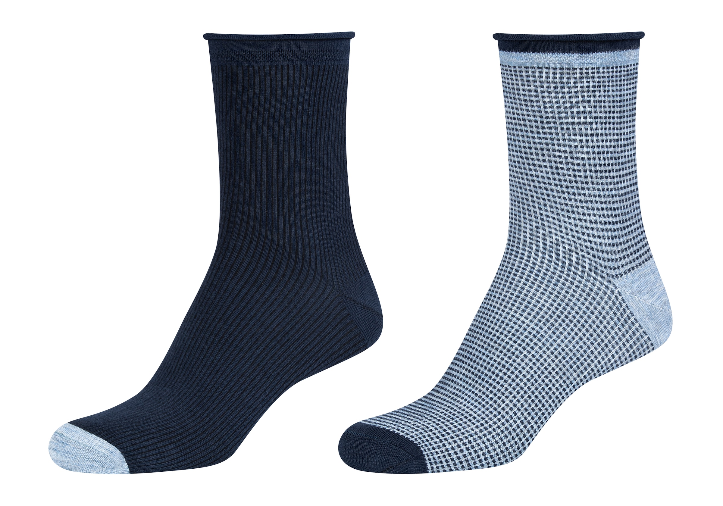 Camano Langsocken »silky touch« 4 Stk. tlg. mit verstärkter Ferse