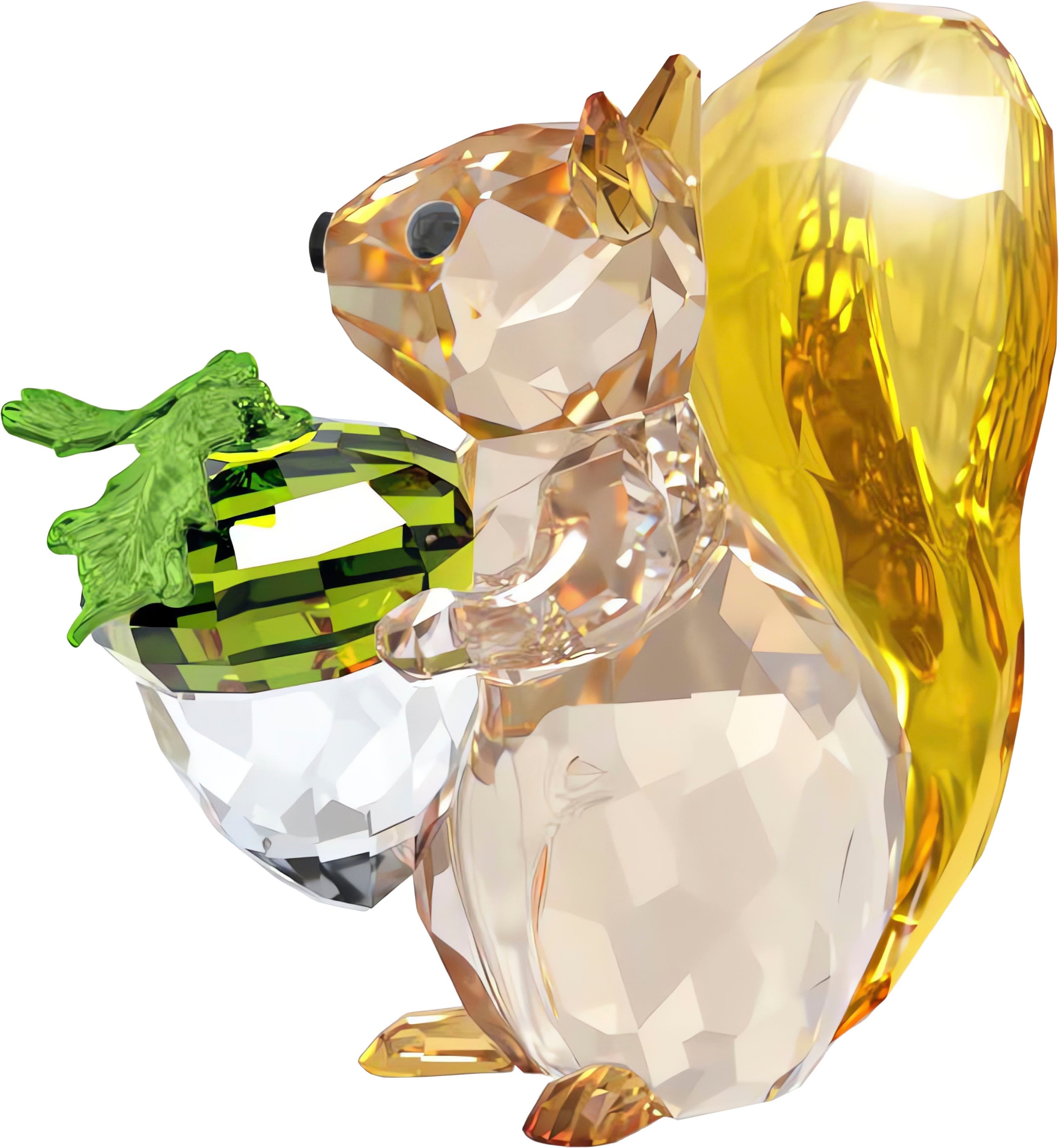 Swarovski Tierfigur »Deko Kristall Sammelfigur Idyllia Eichhörnchen und Eichel, 5683617«, Swarovski® Kristall