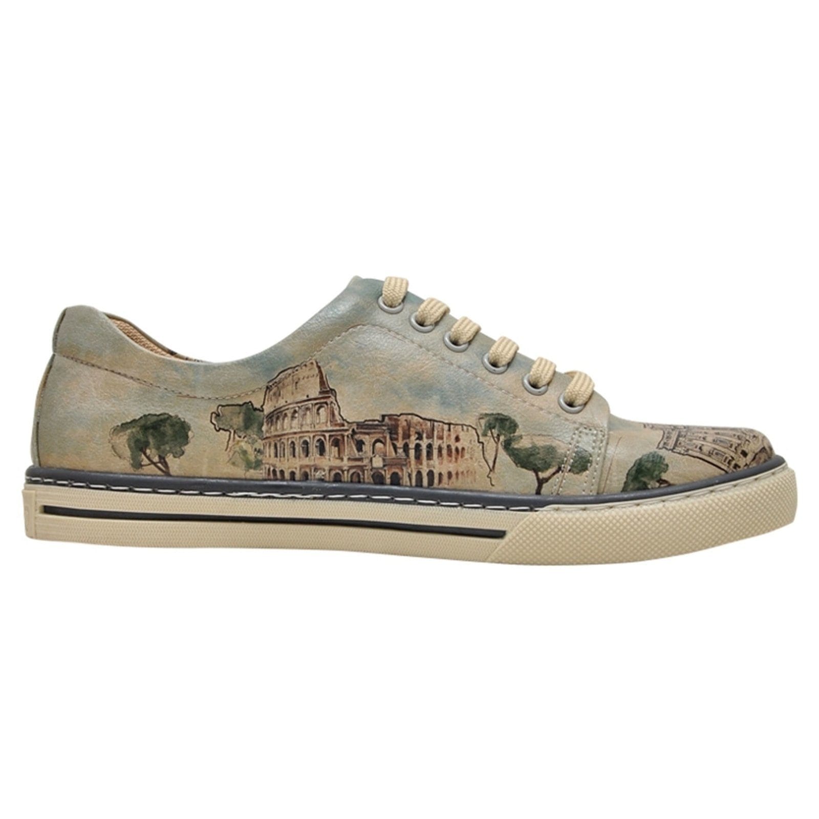 DOGO Sneaker »Damen Sneaker All Roads Lead To Rome Vegan Damen Sneaker /«, Vegan