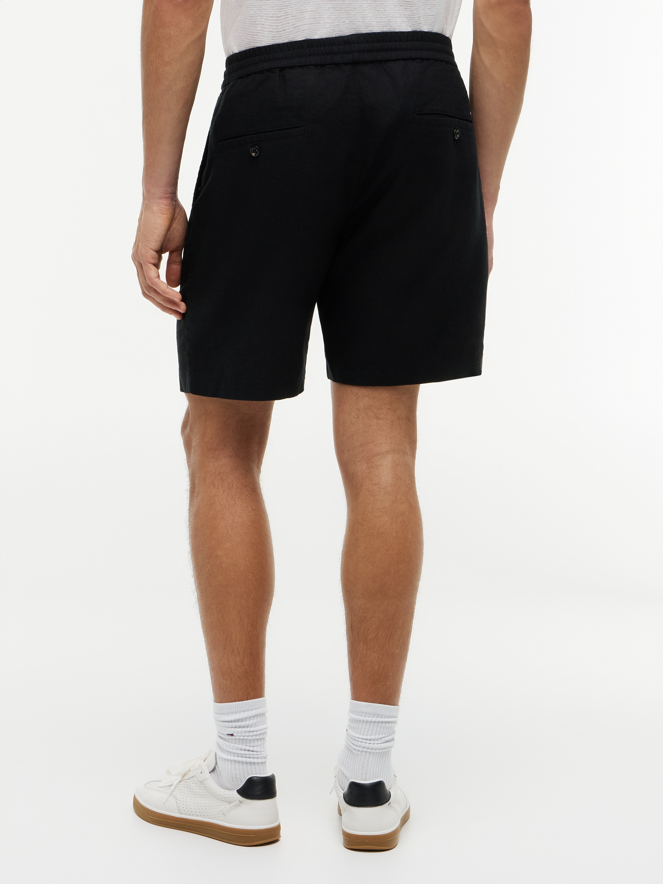 Tommy Hilfiger Chinoshorts »DOVER«  aus Leinenmix, elastischer Bund