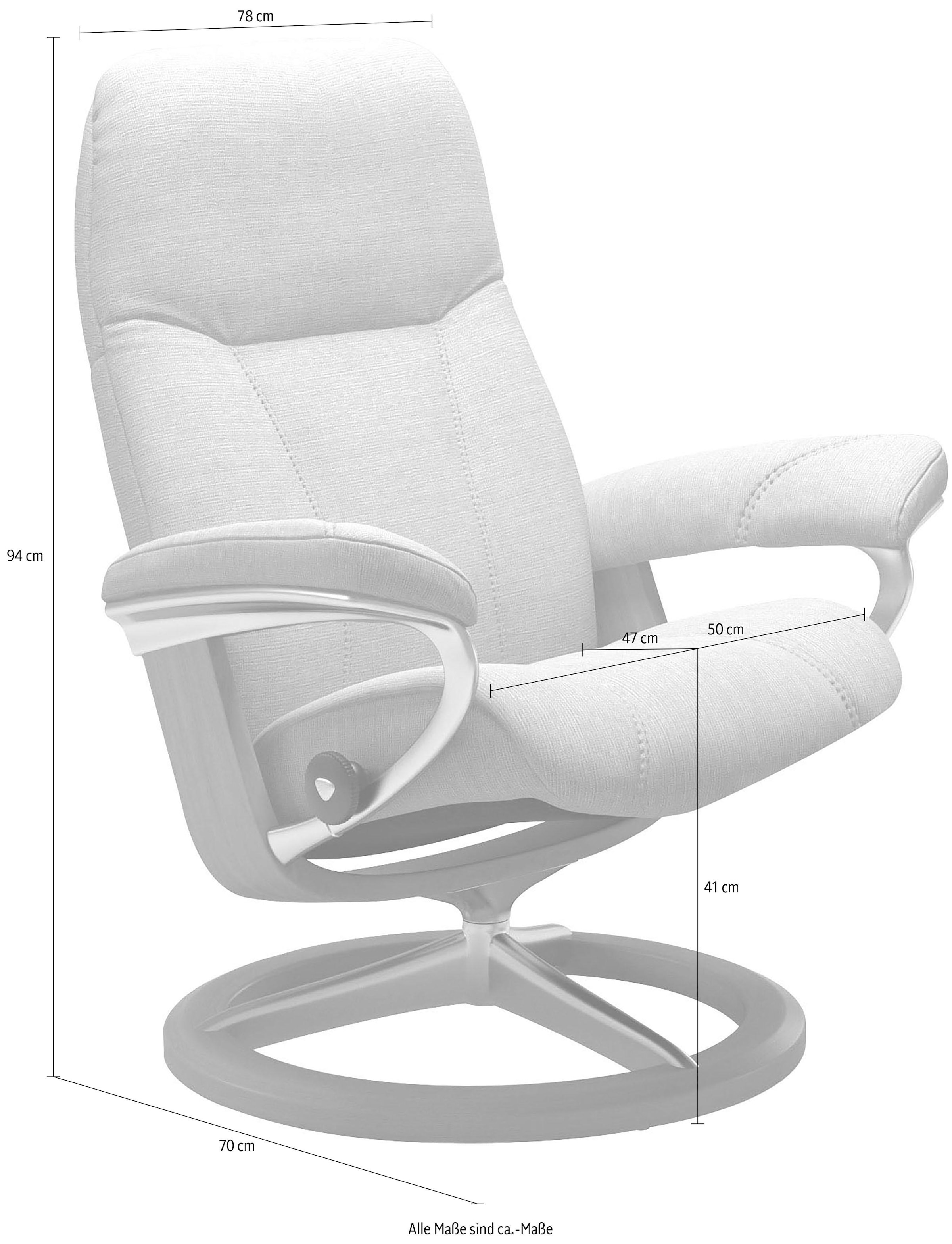 Stressless® Relaxsessel »Consul«, mit Signature Base, Größe S, Gestell Eiche