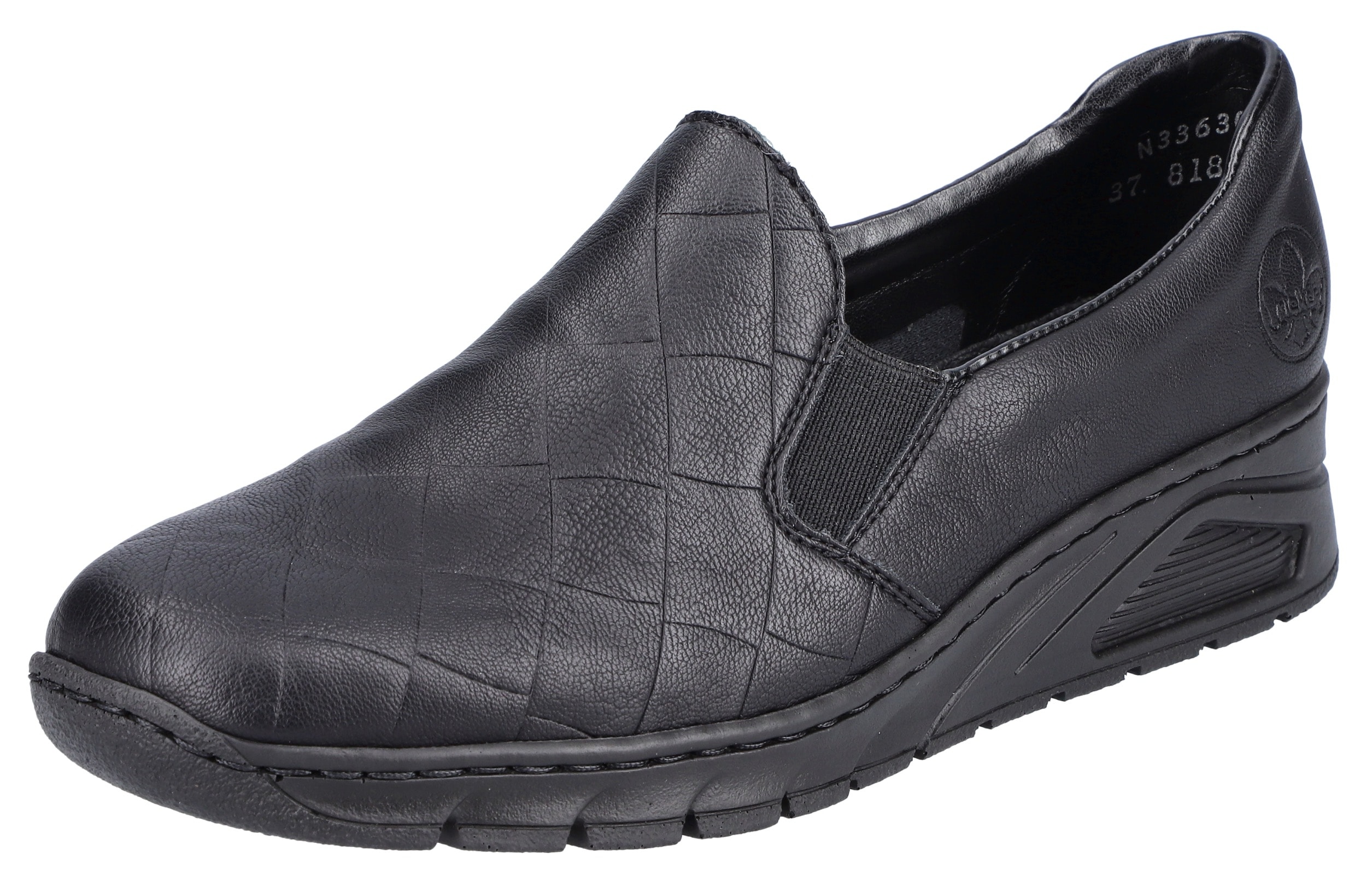 Rieker Women's 'Fall' Slip On Shoes|Size: 6|black