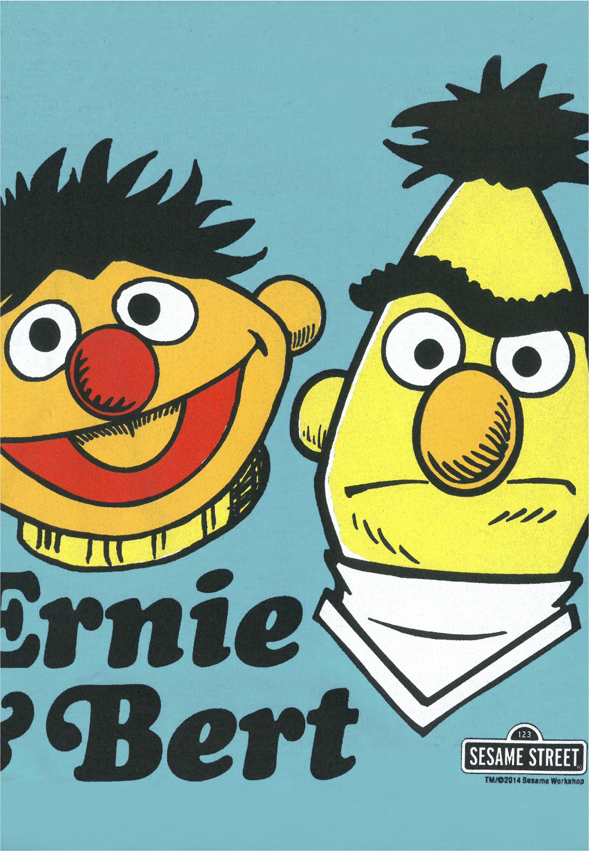 LOGOSHIRT T-Shirt »Sesamstrasse - Ernie & Bert | Havin Fun«, mit angesagtem Ernie & Bert-Print