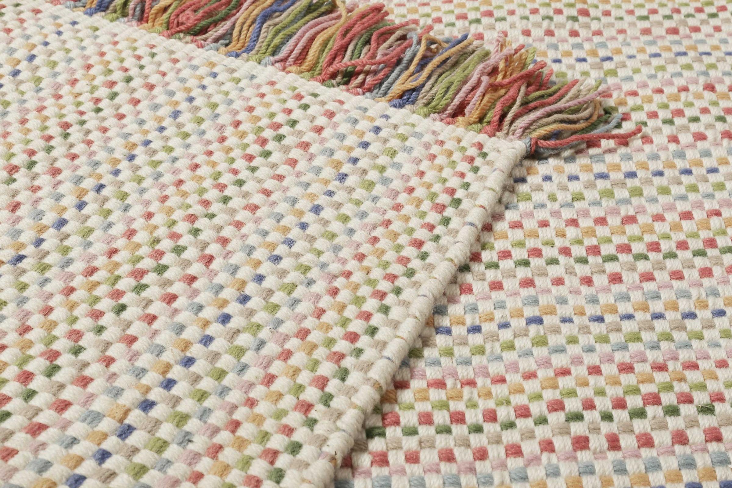 SMART KIDS Teppich »TJORVEN handmade« rechteckig 6 mm Höhe Wollteppich, kurzflor, handgewebt, Kinderzimmer, natürlich