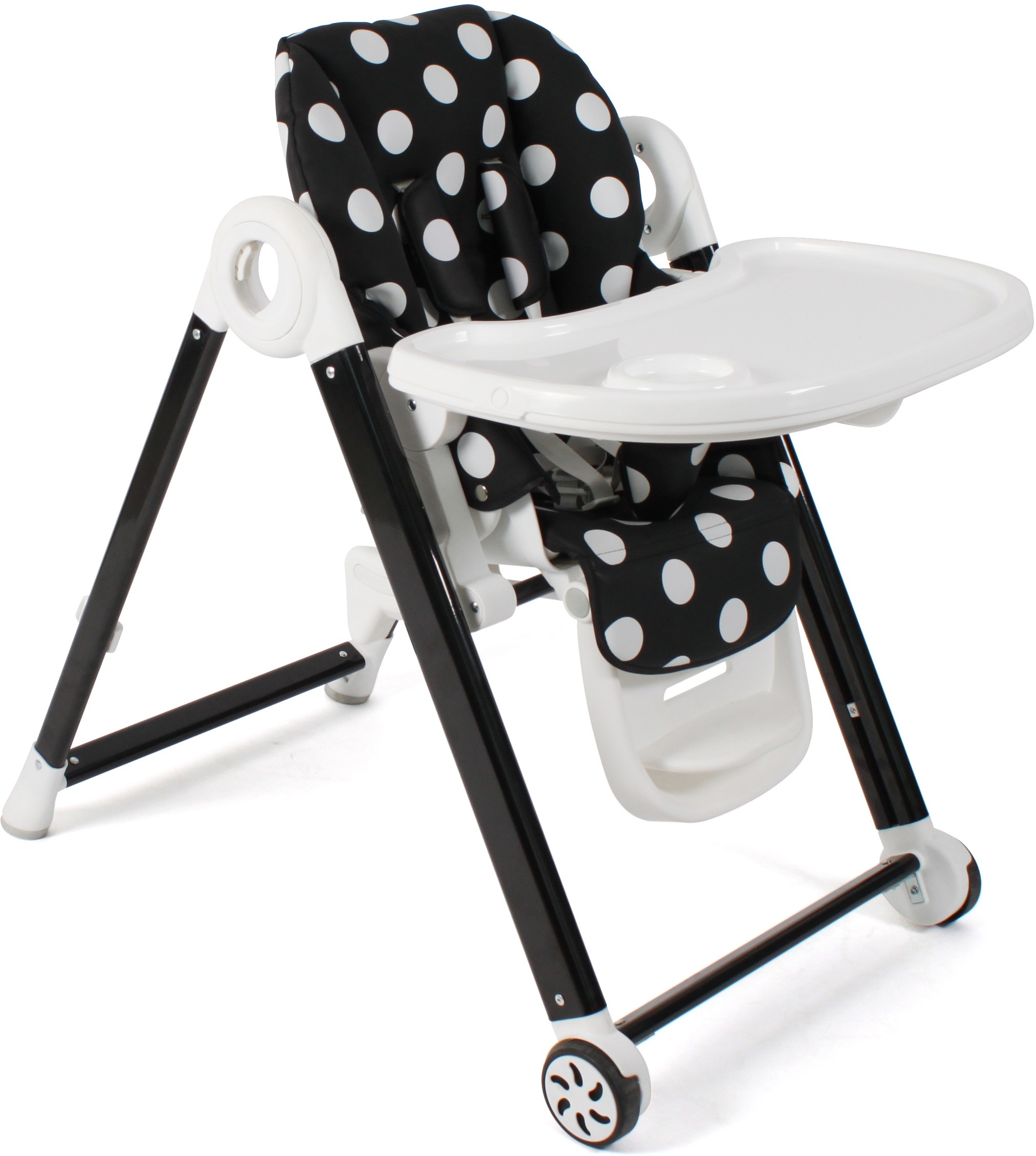 CHIC4BABY Hochstuhl "Aro, Dots black" () Kunstleder günstig online kaufen