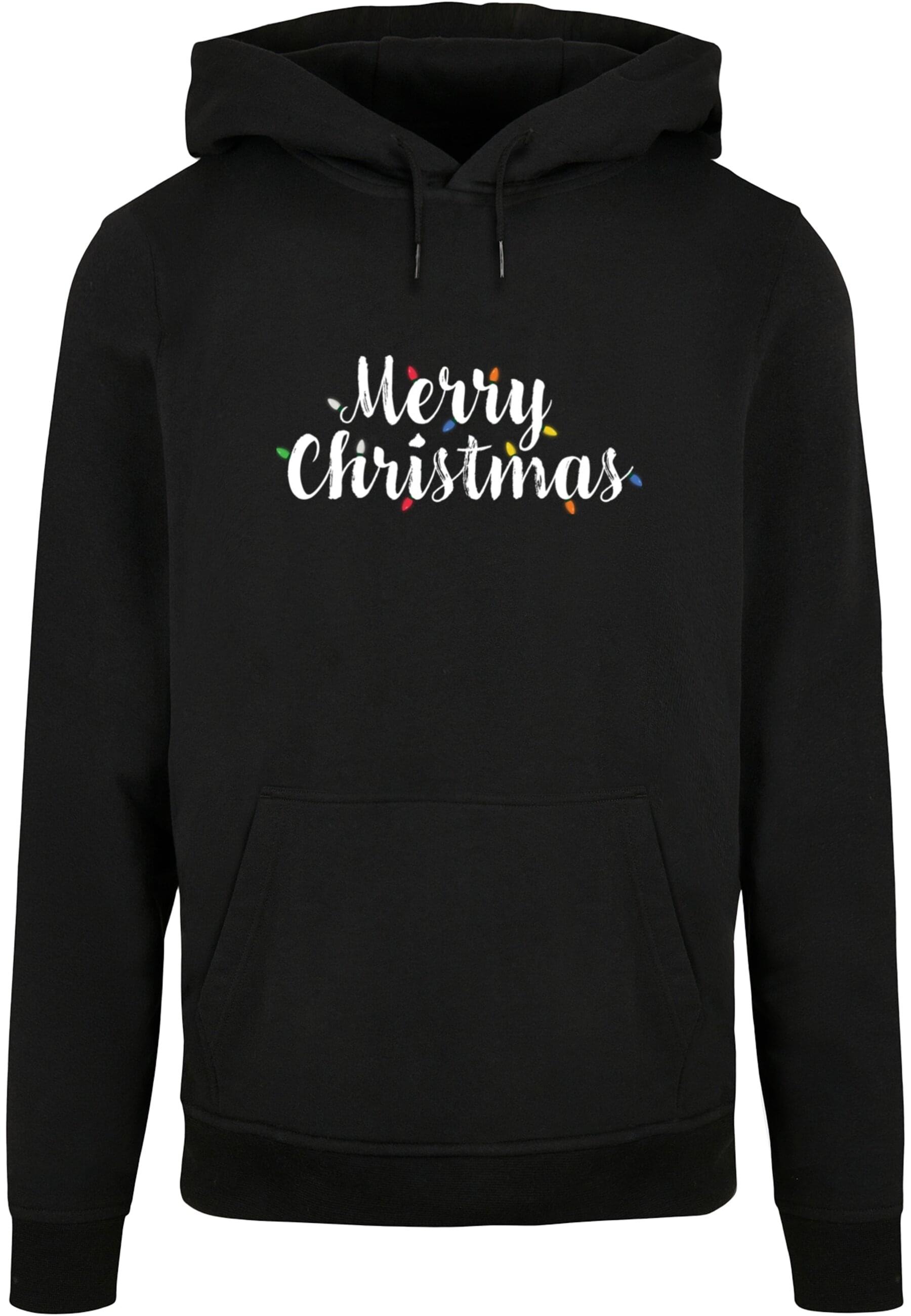 Merchcode Kapuzensweatshirt "Merchcode Herren Merry Christmas Lights Basic Hoody"