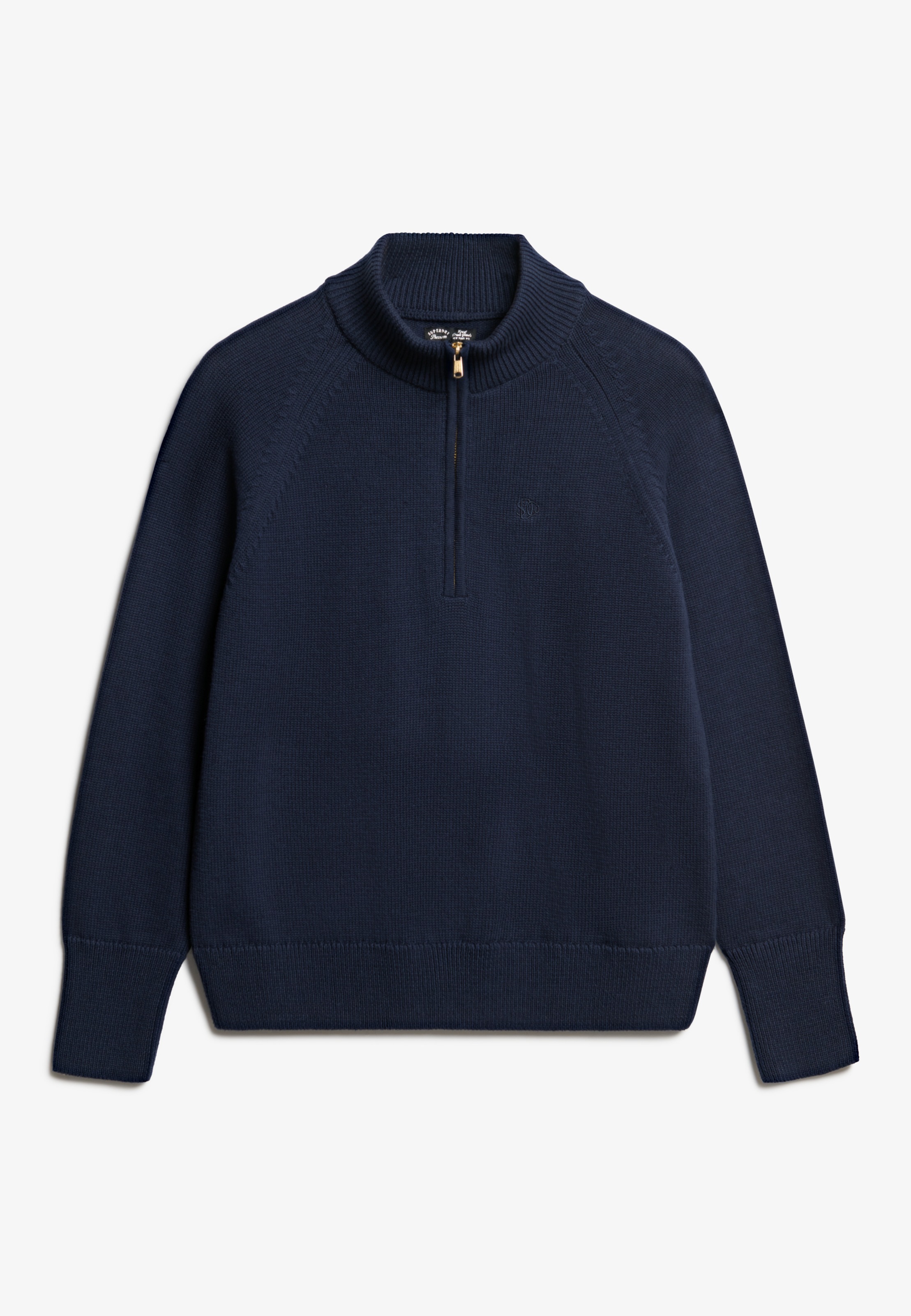 Superdry Troyer »CLASSIC COTTON KNIT HALF ZIP« Baumwolle